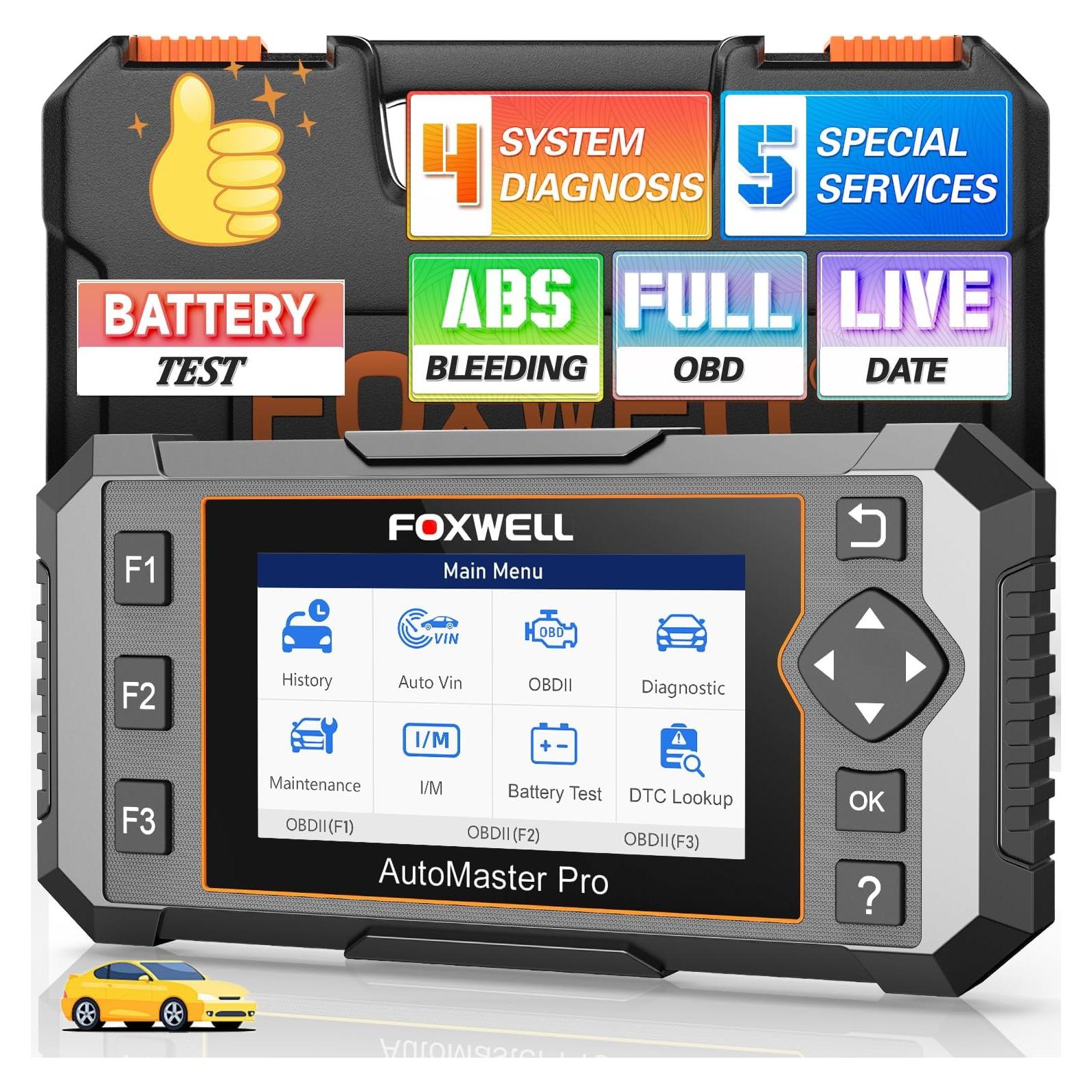 Escáner OBD2 FOXWELL NT614 Elite con 5 Funciones de Reinicio