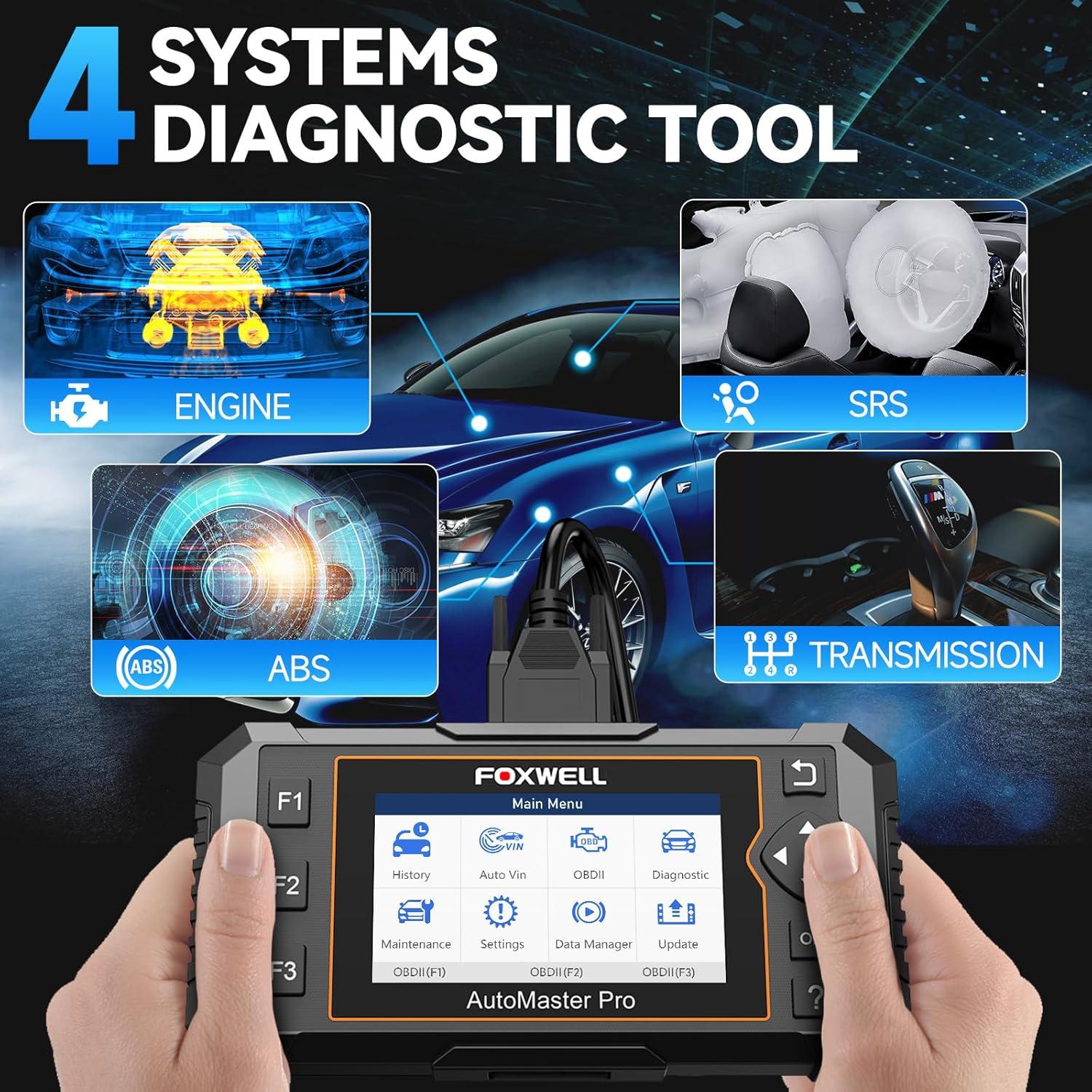 Escáner OBD2 FOXWELL NT614 Elite con 5 Funciones de Reinicio