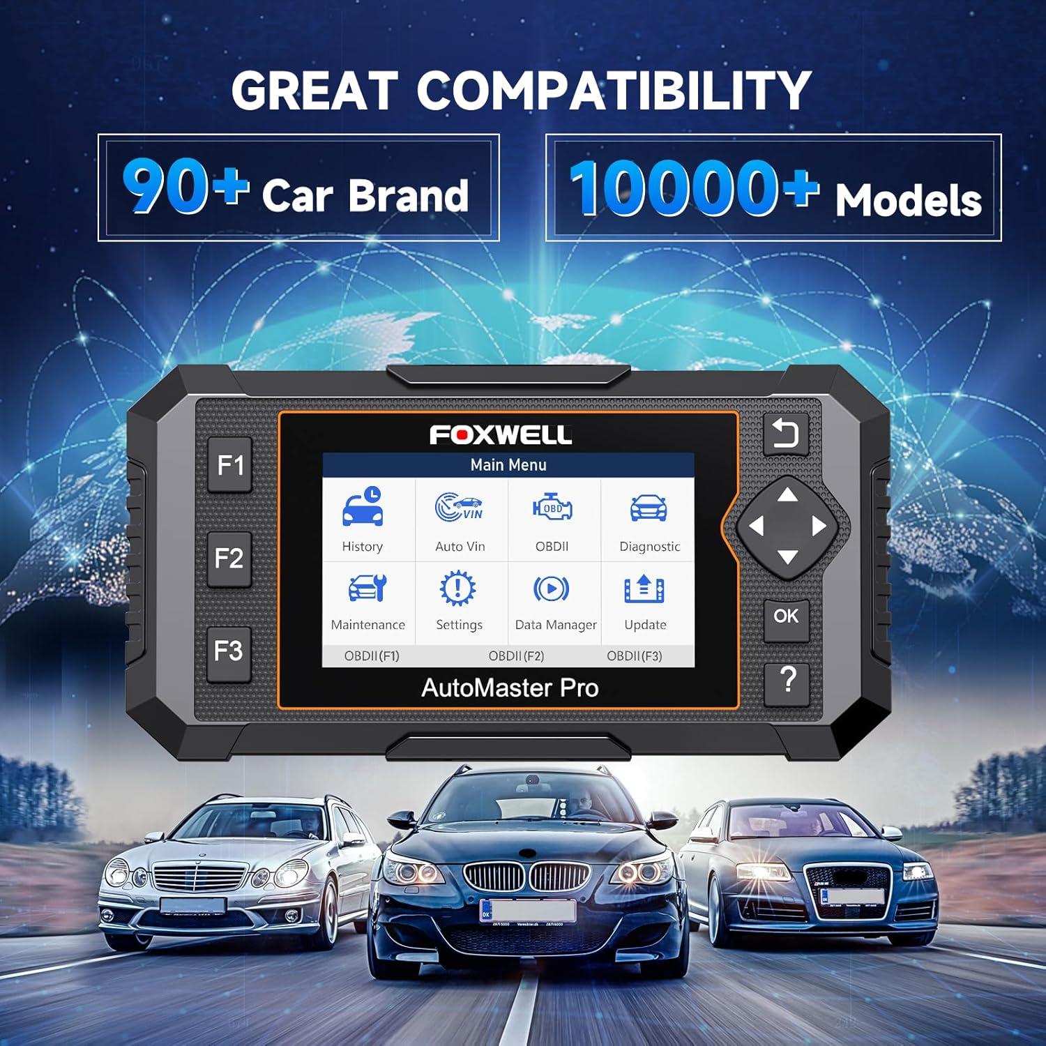 Escáner OBD2 FOXWELL NT614 Elite con 5 Funciones de Reinicio