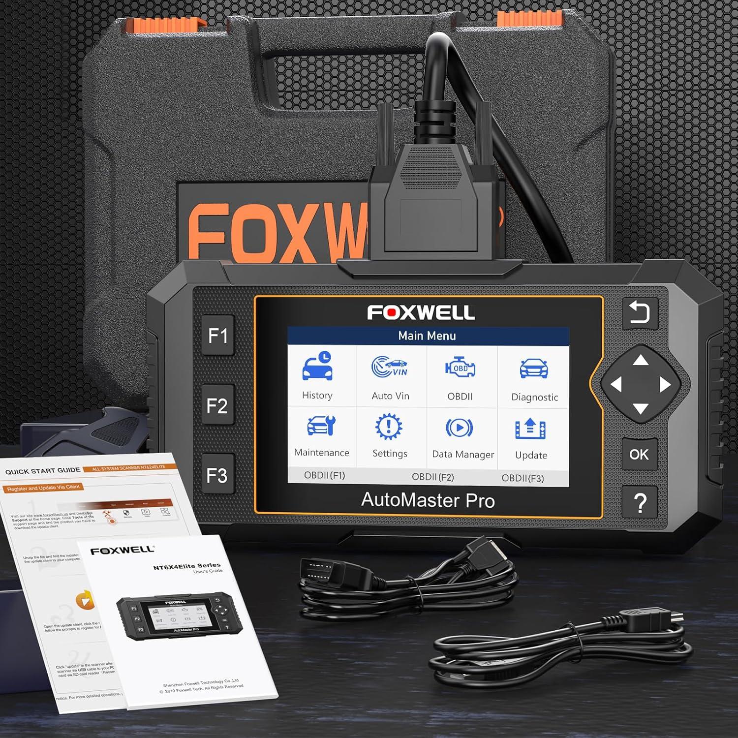 Escáner OBD2 FOXWELL NT614 Elite con 5 Funciones de Reinicio