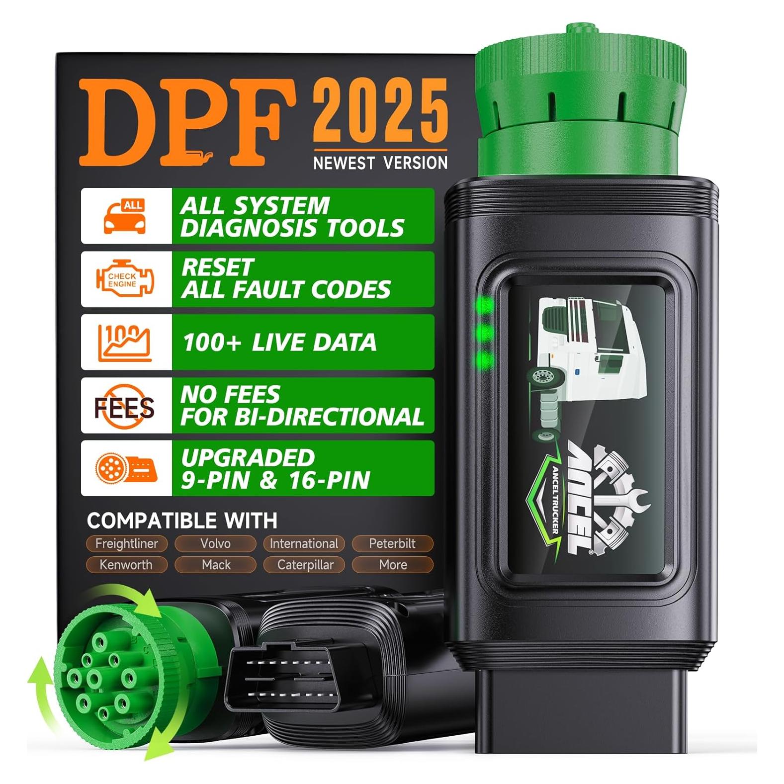 Escáner de Camiones ANCEL HD100 Pro Bluetooth DPF Diésel