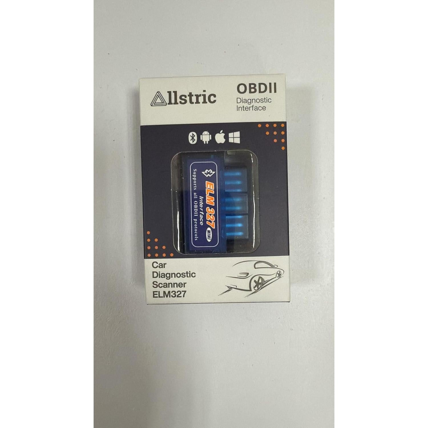 Escáner OBD2 Bluetooth Allstric ELM327 - Diagnóstico Automotriz