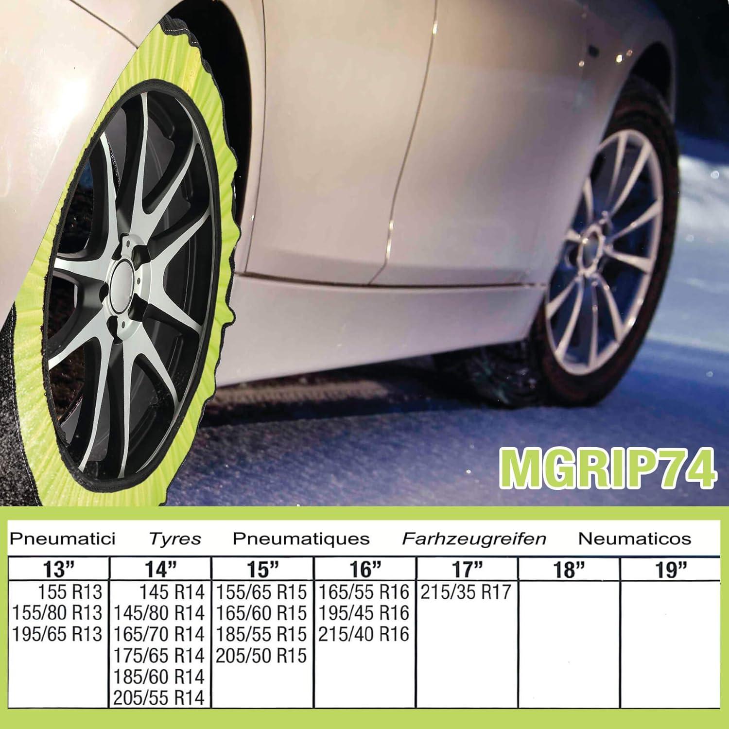 Cadenas de Nieve Textil SUMEX MGRIP74 - Antideslizantes