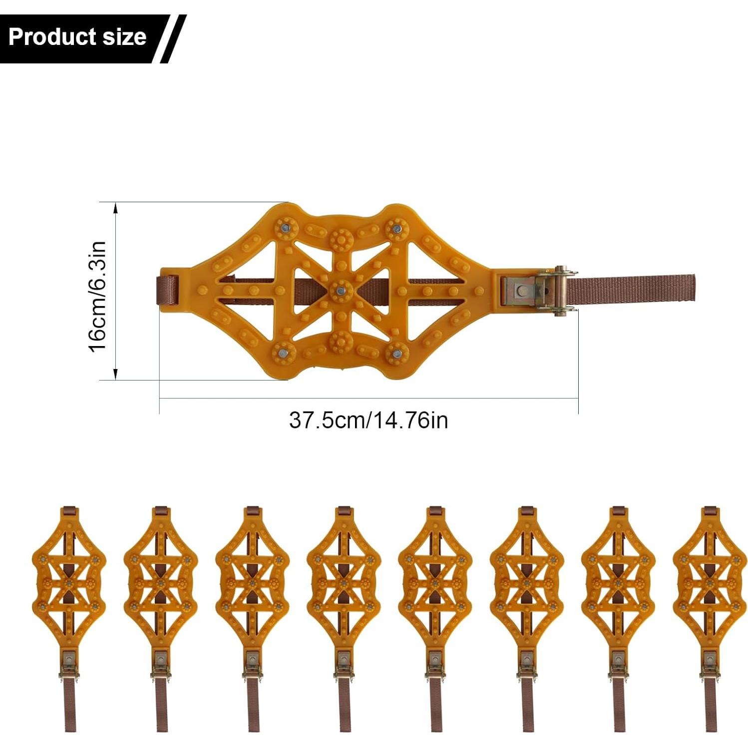 Cadenas de Nieve Ajustables WWFGYX WG-009 para Vehículos 165-275mm