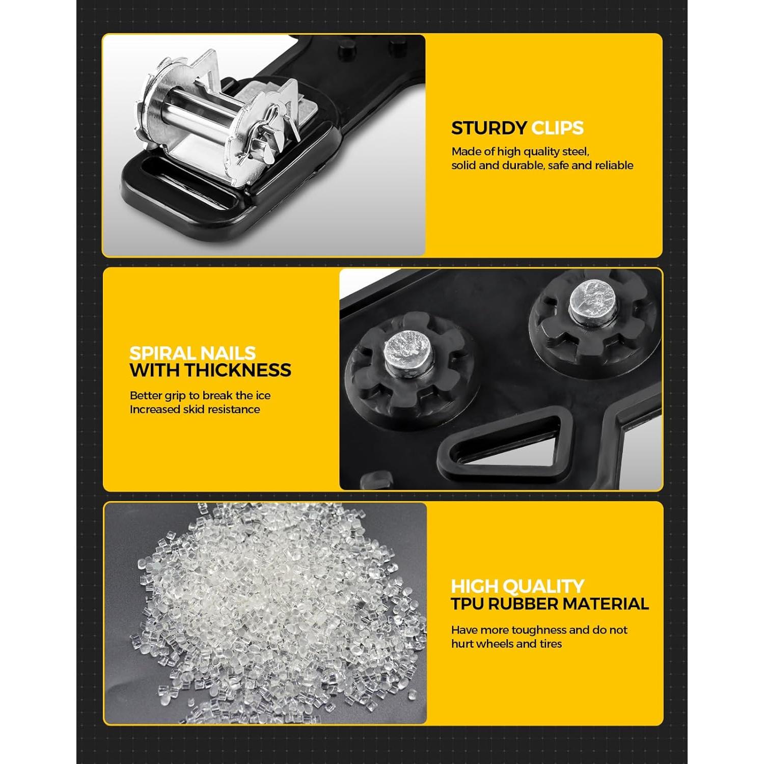 Cadenas de Nieve KYX para Neumáticos 22-28 cm - 6 Pcs