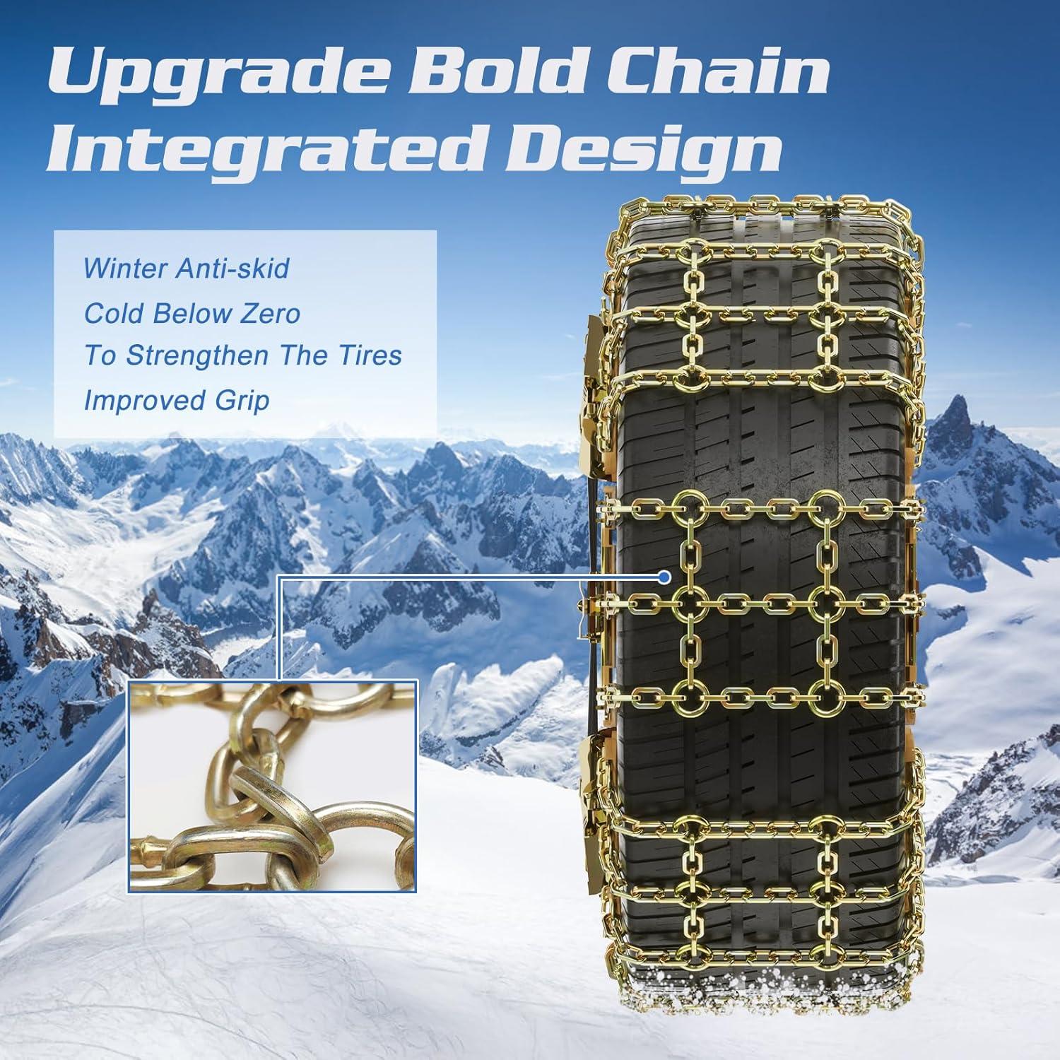 Cadenas de Nieve LILYPELLE YT 8 Paquete para Neumáticos 215-285mm