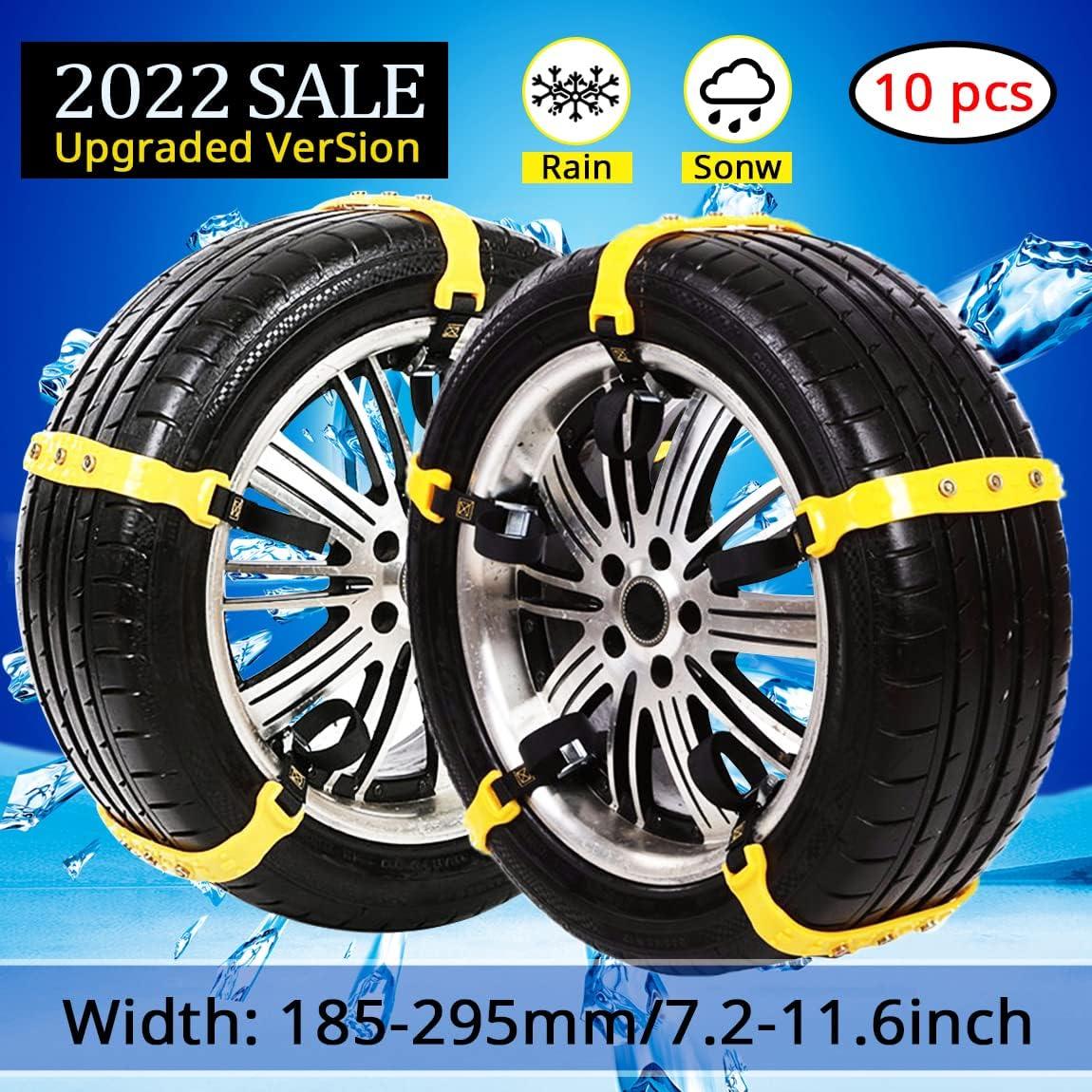 Cadenas de Nieve Ajustables PrettyQueen 10 Pcs 185-295mm