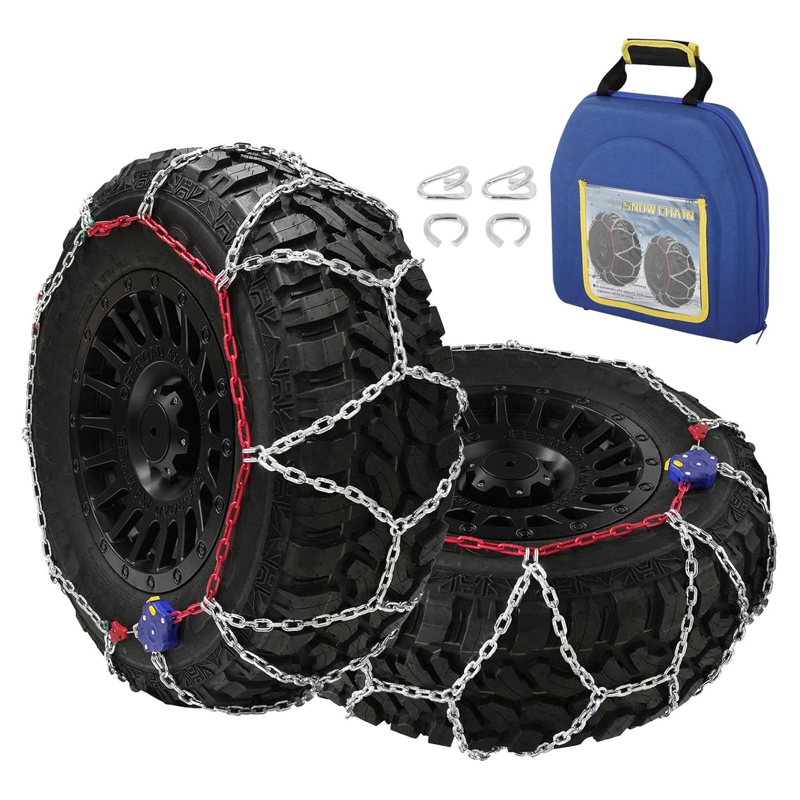 Cadenas de Nieve SCITOO 180181 para SUV y Camiones - Juego de 2