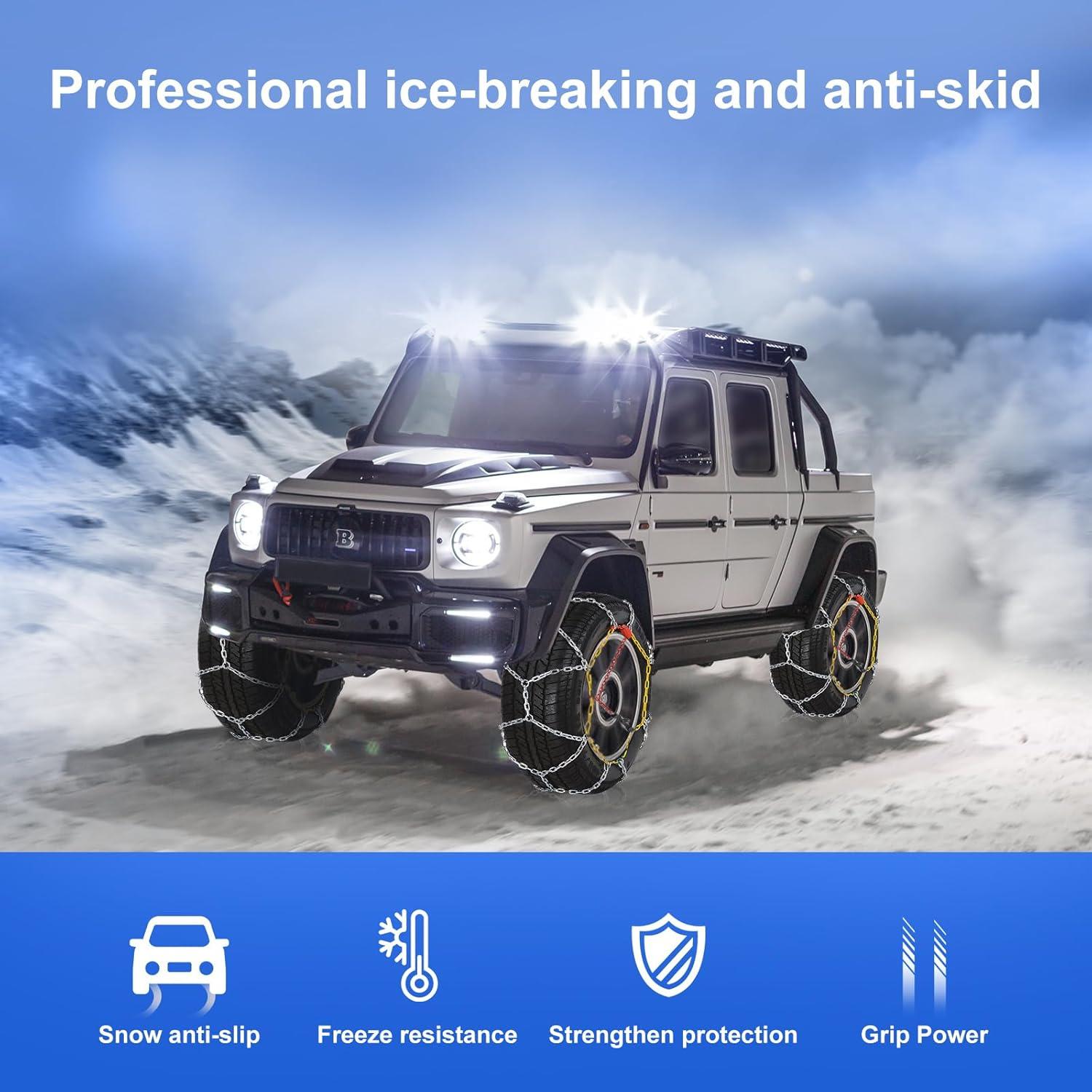 Cadenas de Nieve Universales URLINE KN120 para SUV y Camiones