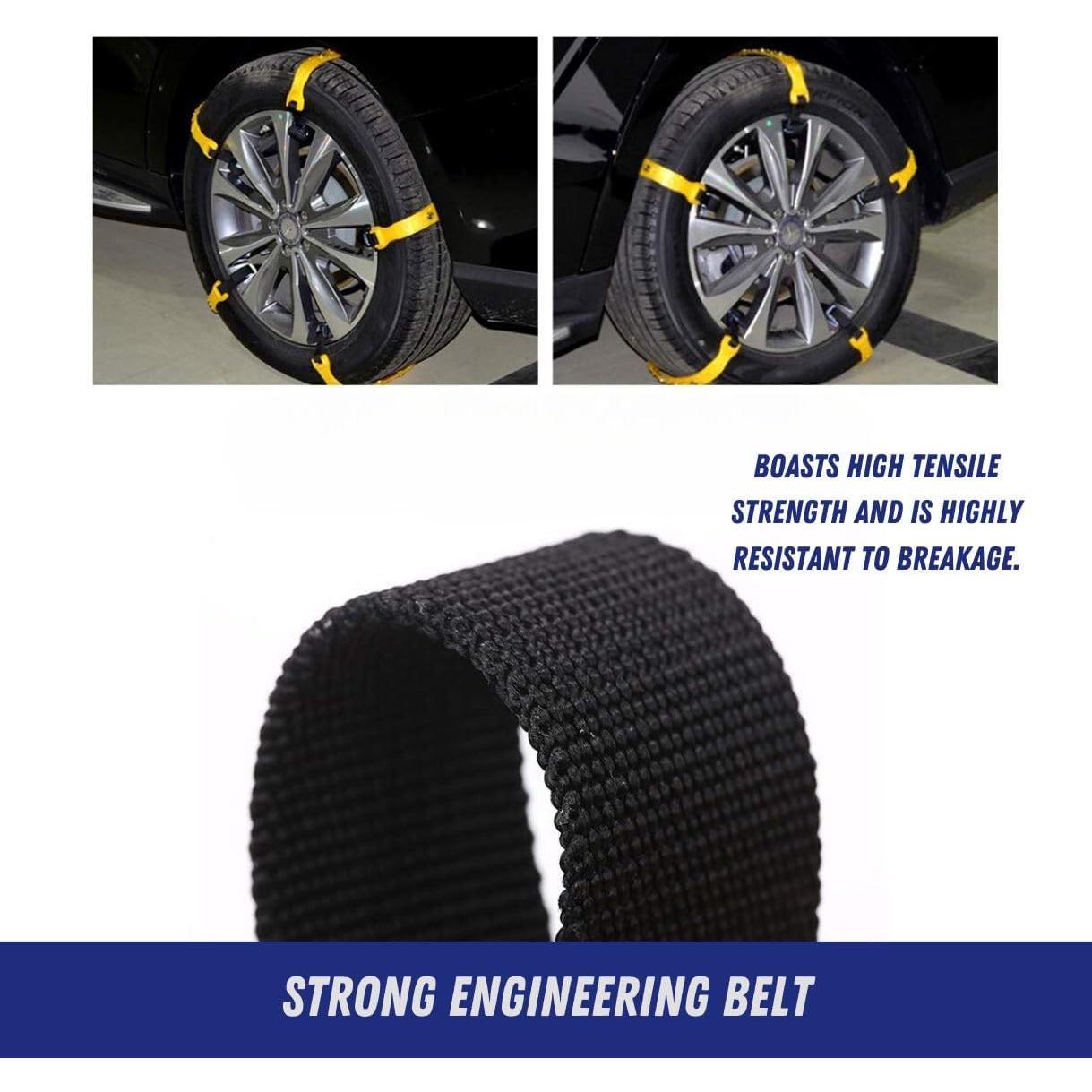 Cadenas de Nieve Antideslizantes Jeremywell 10 Piezas SUV Coches