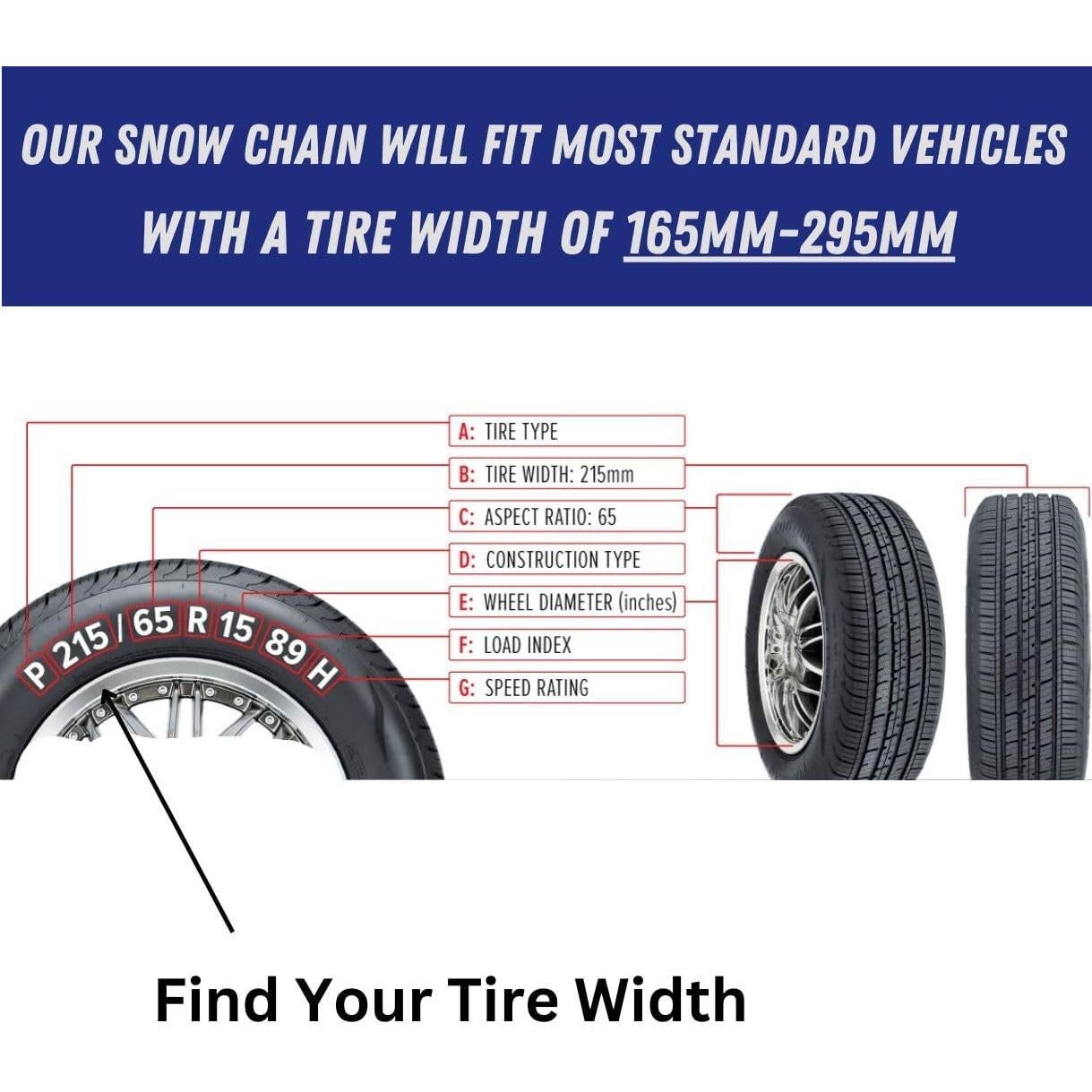 Cadenas de Nieve Antideslizantes Jeremywell 10 Piezas SUV Coches