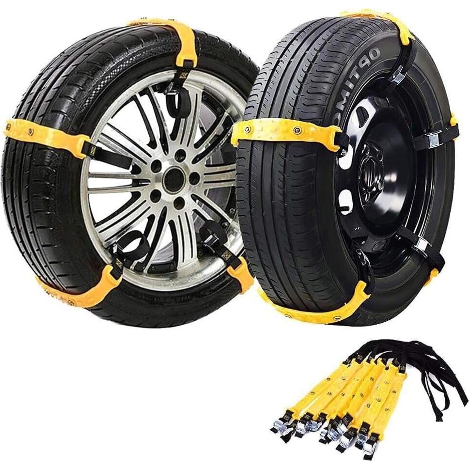 Cadenas de Nieve Antideslizantes Jeremywell 10 Piezas SUV Coches