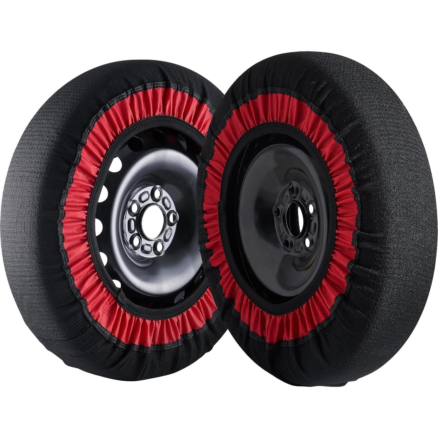 Calcetines de Nieve VEVOR para Neumáticos - Mediano, 2 Piezas