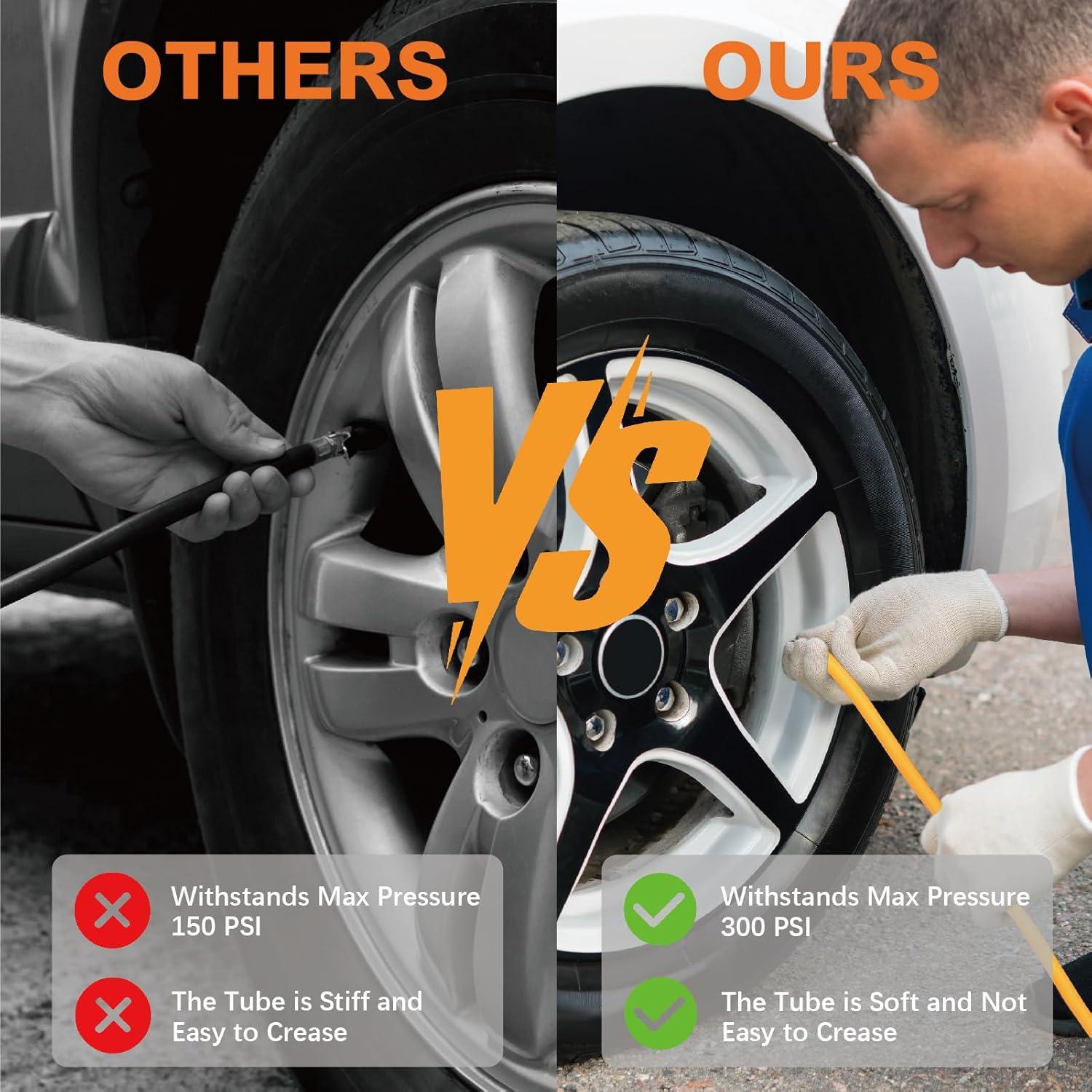 Sistema de Inflación y Desinflación de Neumáticos Outran 4 Neumáticos 300psi