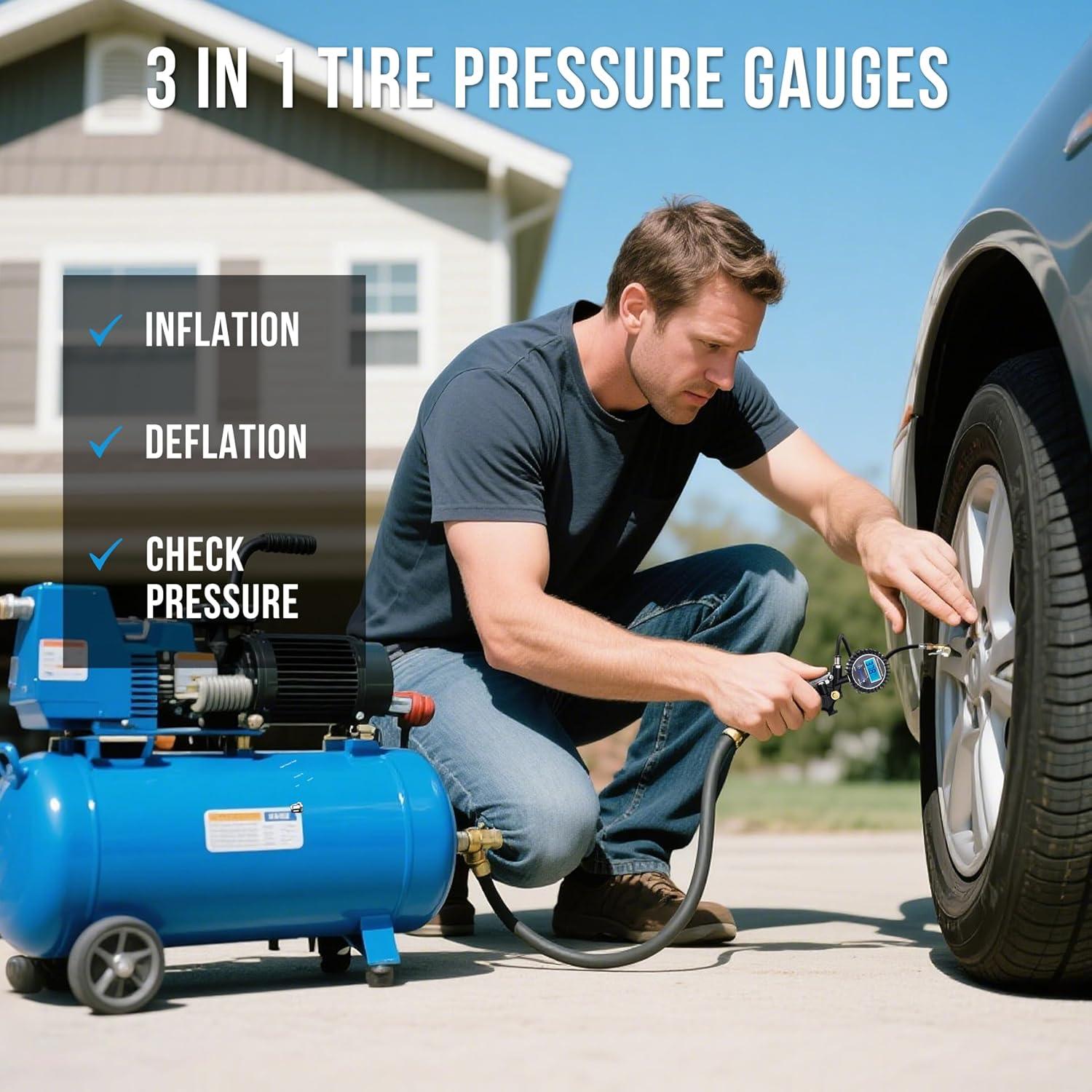 Medidor de Presión de Neumáticos Digital DigitPro P421 250 PSI