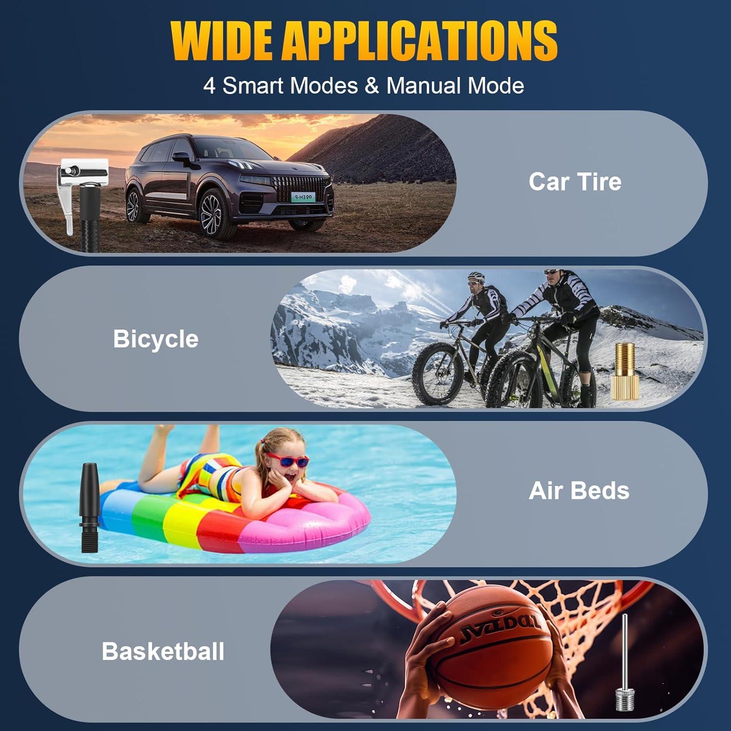 Compresor de Aire Inalámbrico APATB 20V Max 150 PSI Digital