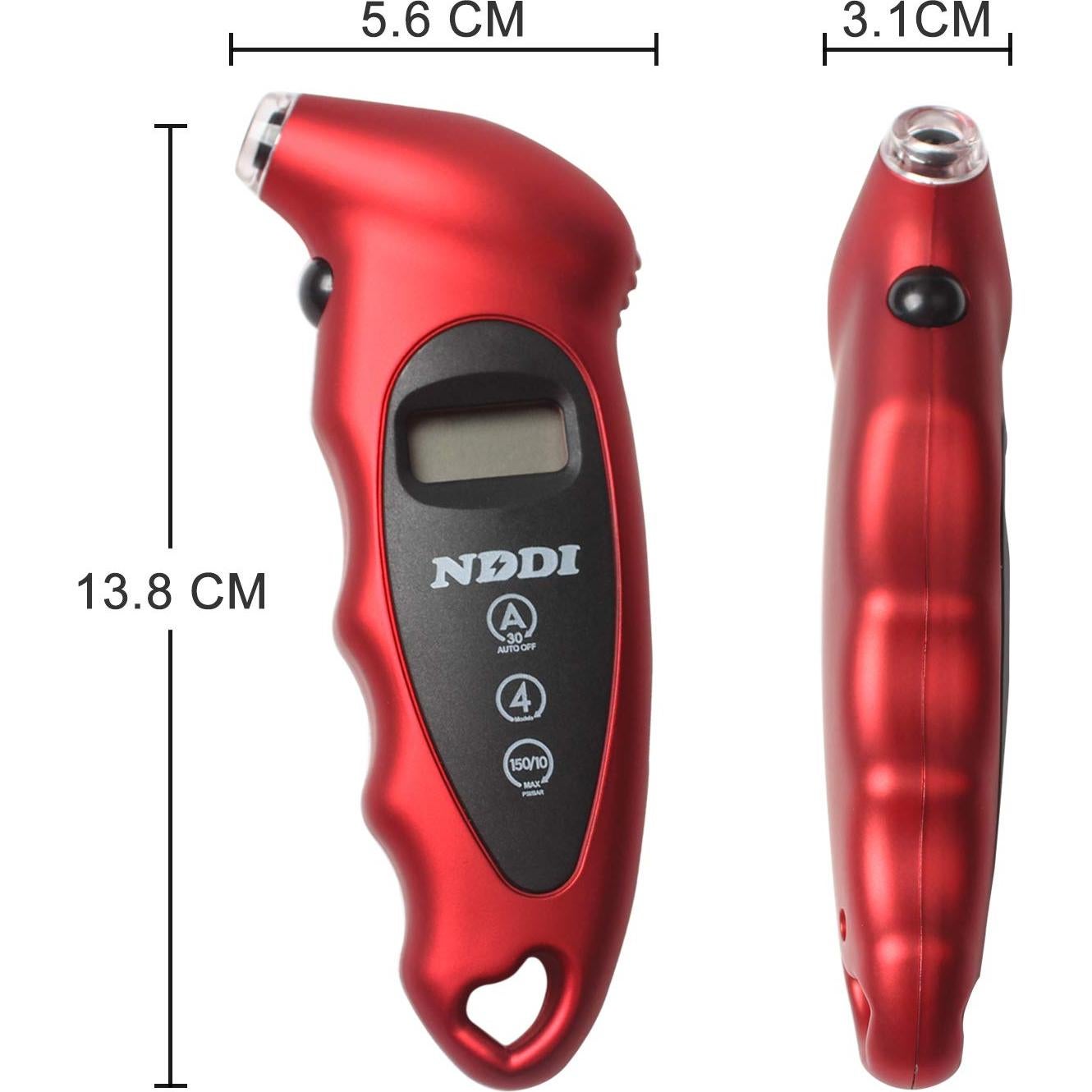 Medidor Digital de Presión de Neumáticos YUYAO GL-0801A - 0-10 Bar