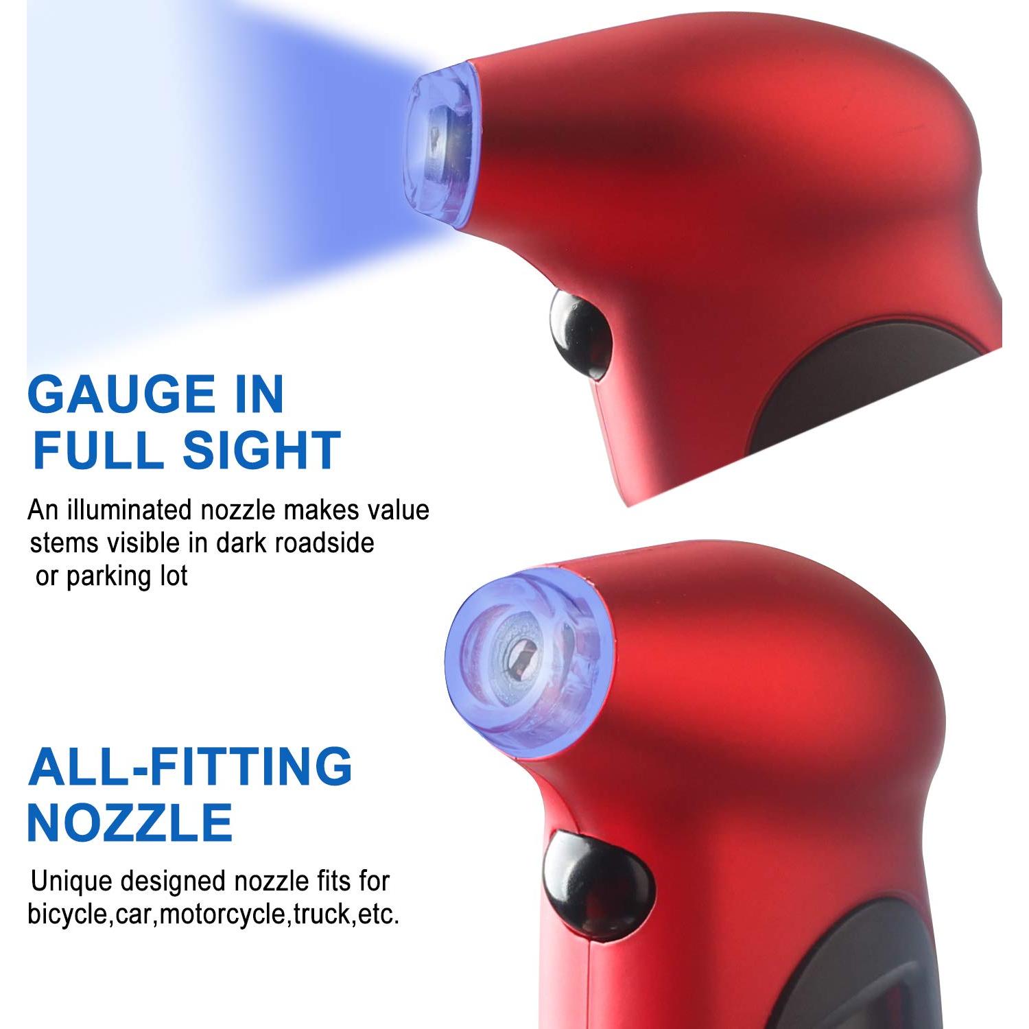 Medidor Digital de Presión de Neumáticos YUYAO GL-0801A - 0-10 Bar