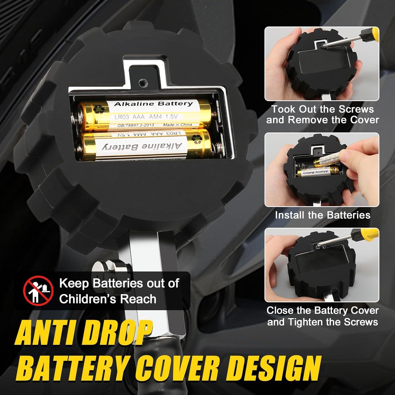 Medidor Digital de Presión de Neumáticos AetralYB 3-200 PSI