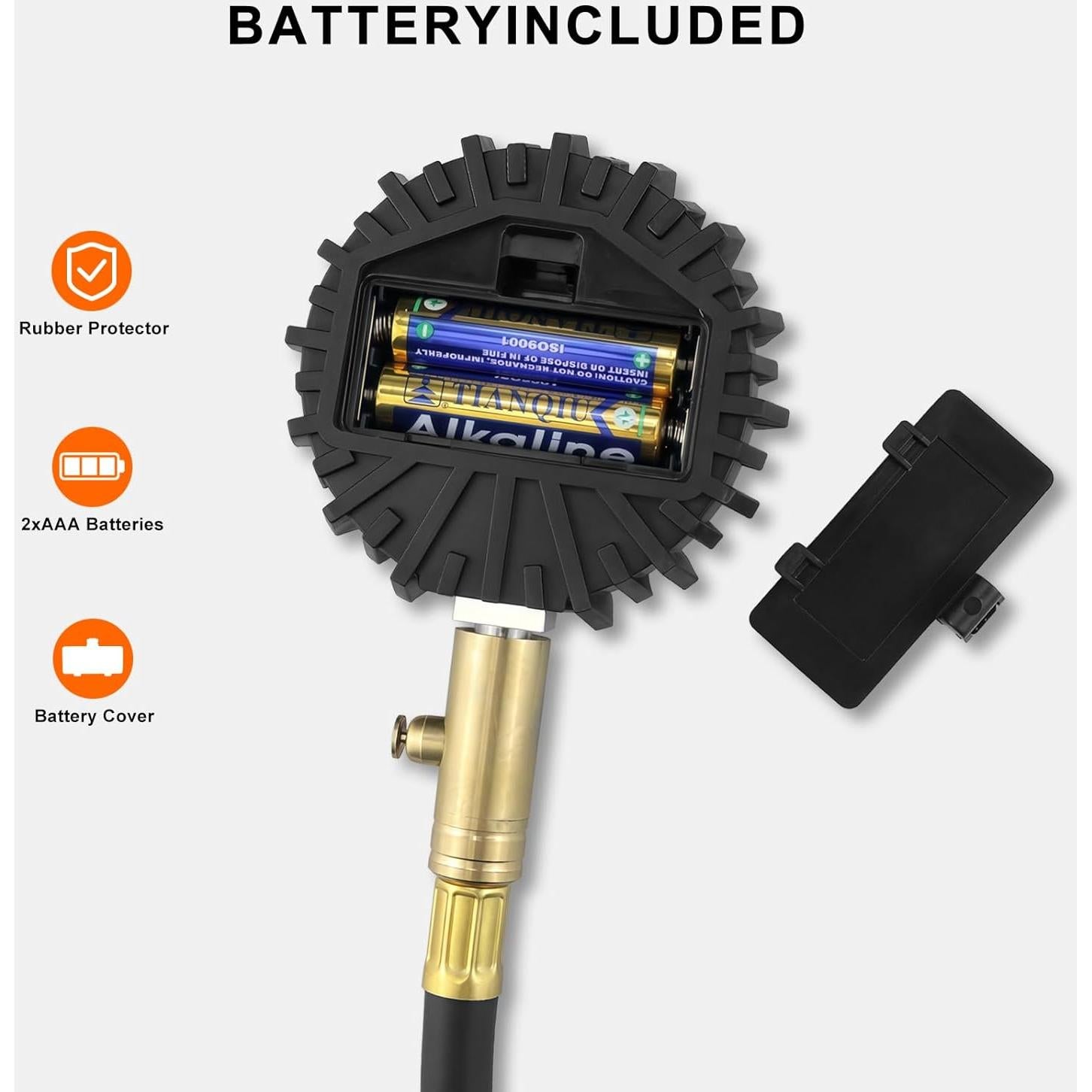 Medidor Digital de Presión de Neumáticos PUIBERS 0-10 Bar LCD