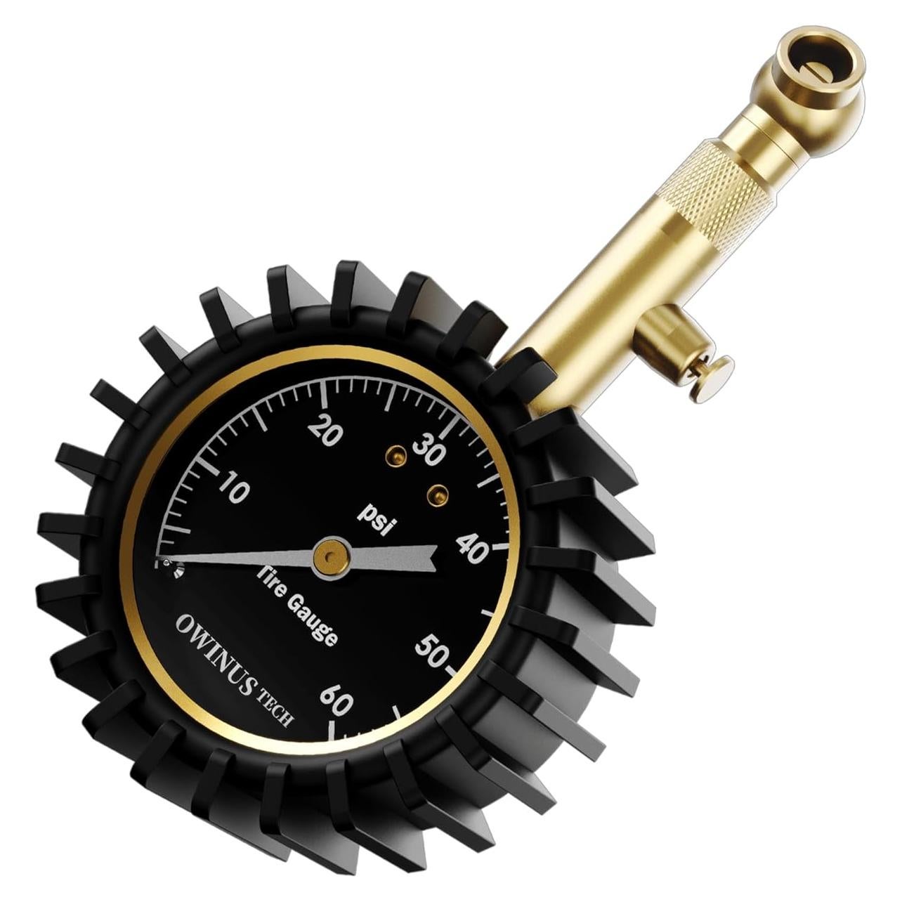 Manómetro de Neumáticos OWINUSTECH 60 PSI Dial Luminoso