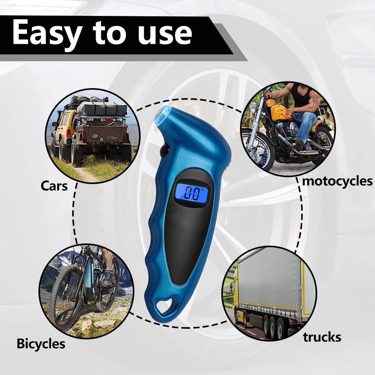 Medidor Digital de Presión de Neumáticos Kewucn 2 PCS