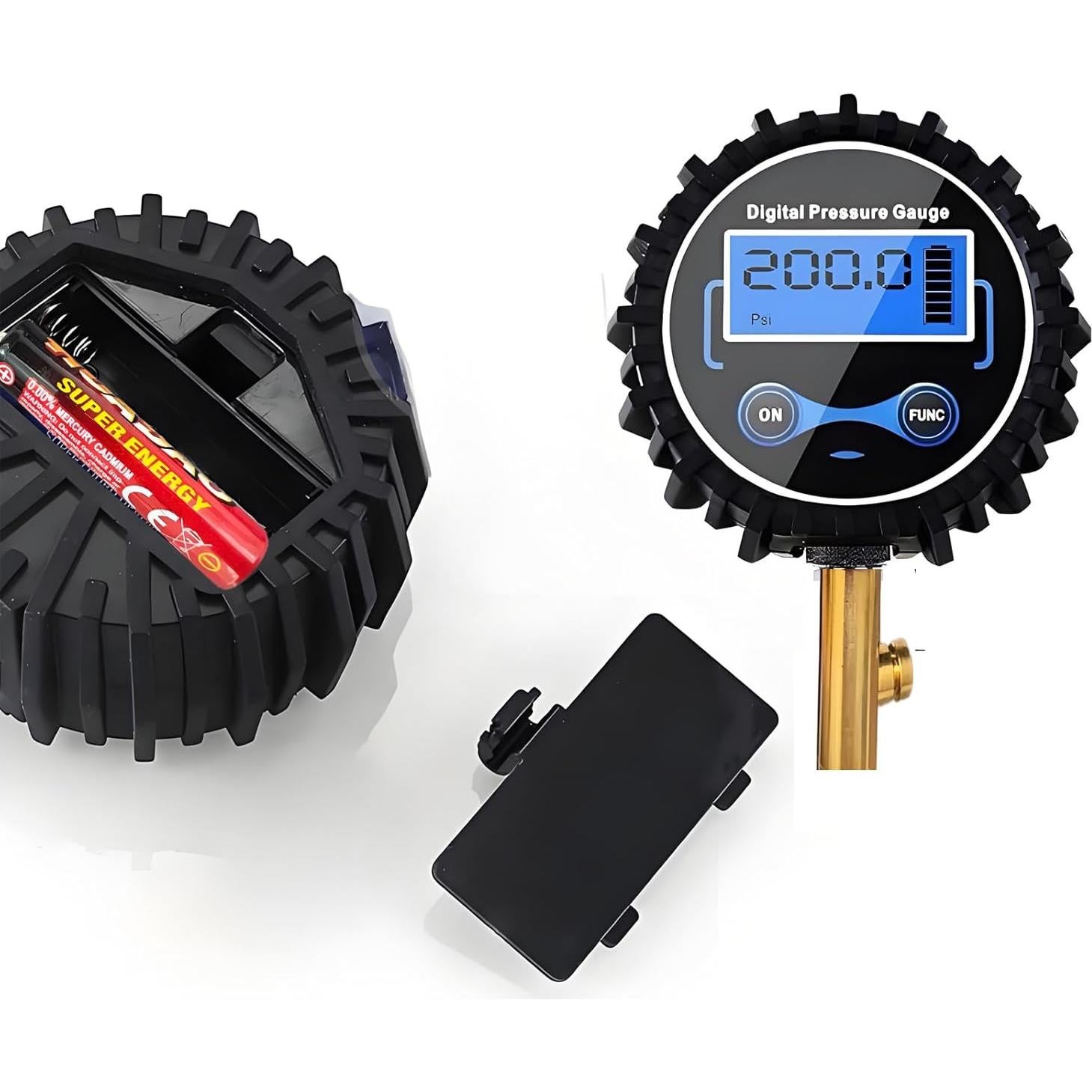 Medidor Digital de Presión de Neumáticos PINKJOY 0-17.24 Bar