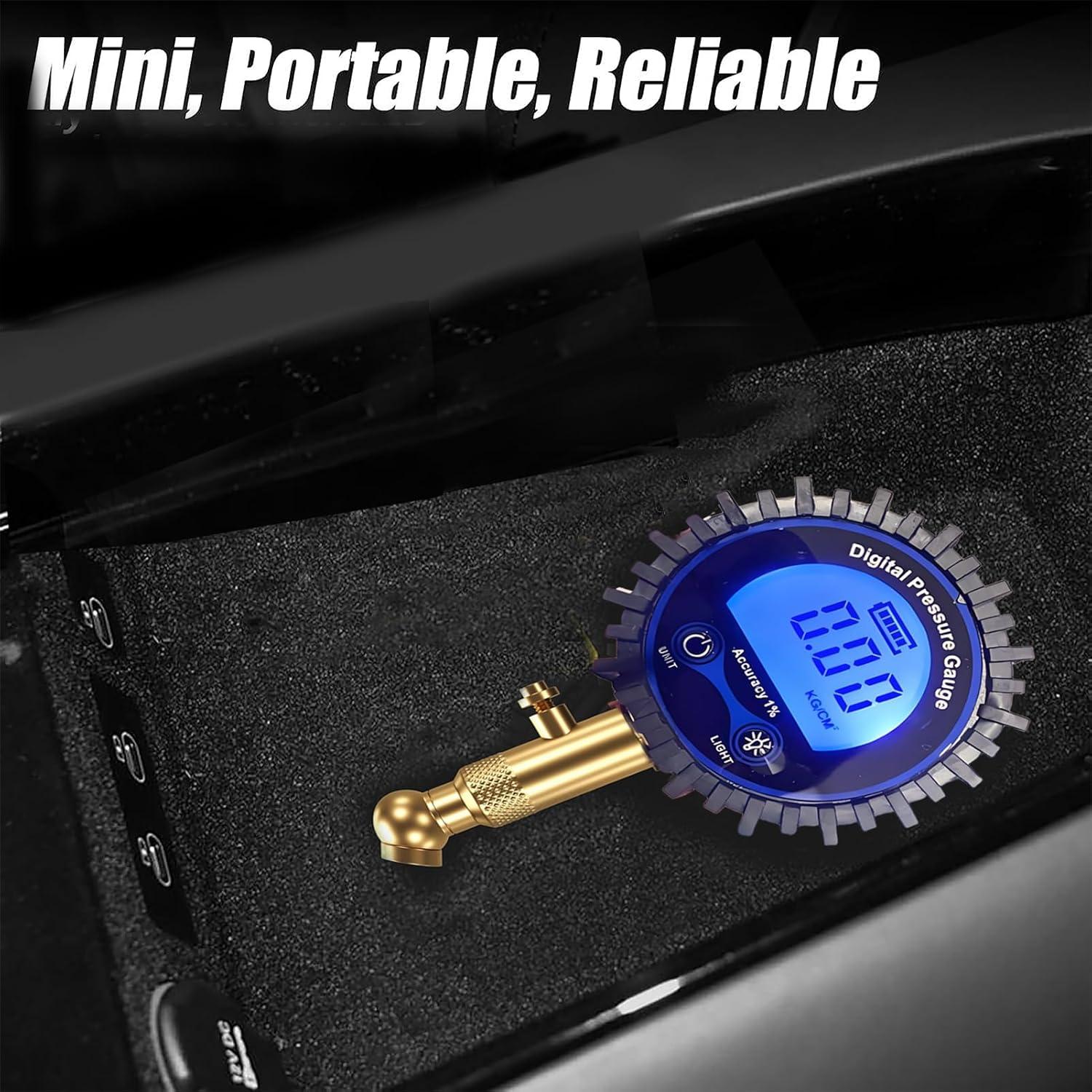 Medidor Digital de Presión de Neumáticos PINKJOY 250 PSI