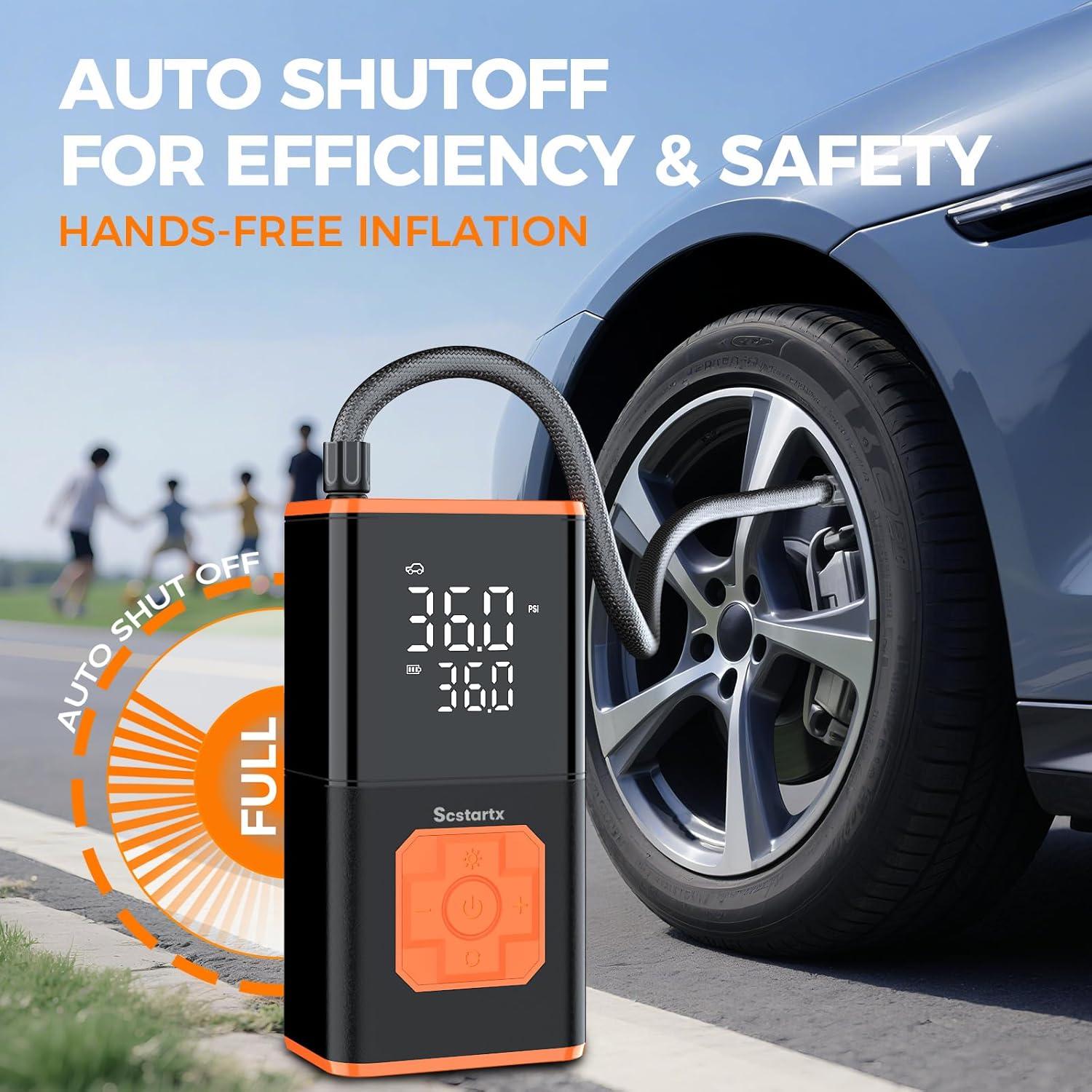 Compresor de Aire Portátil Scstartx CQB-508 150 PSI Inalámbrico