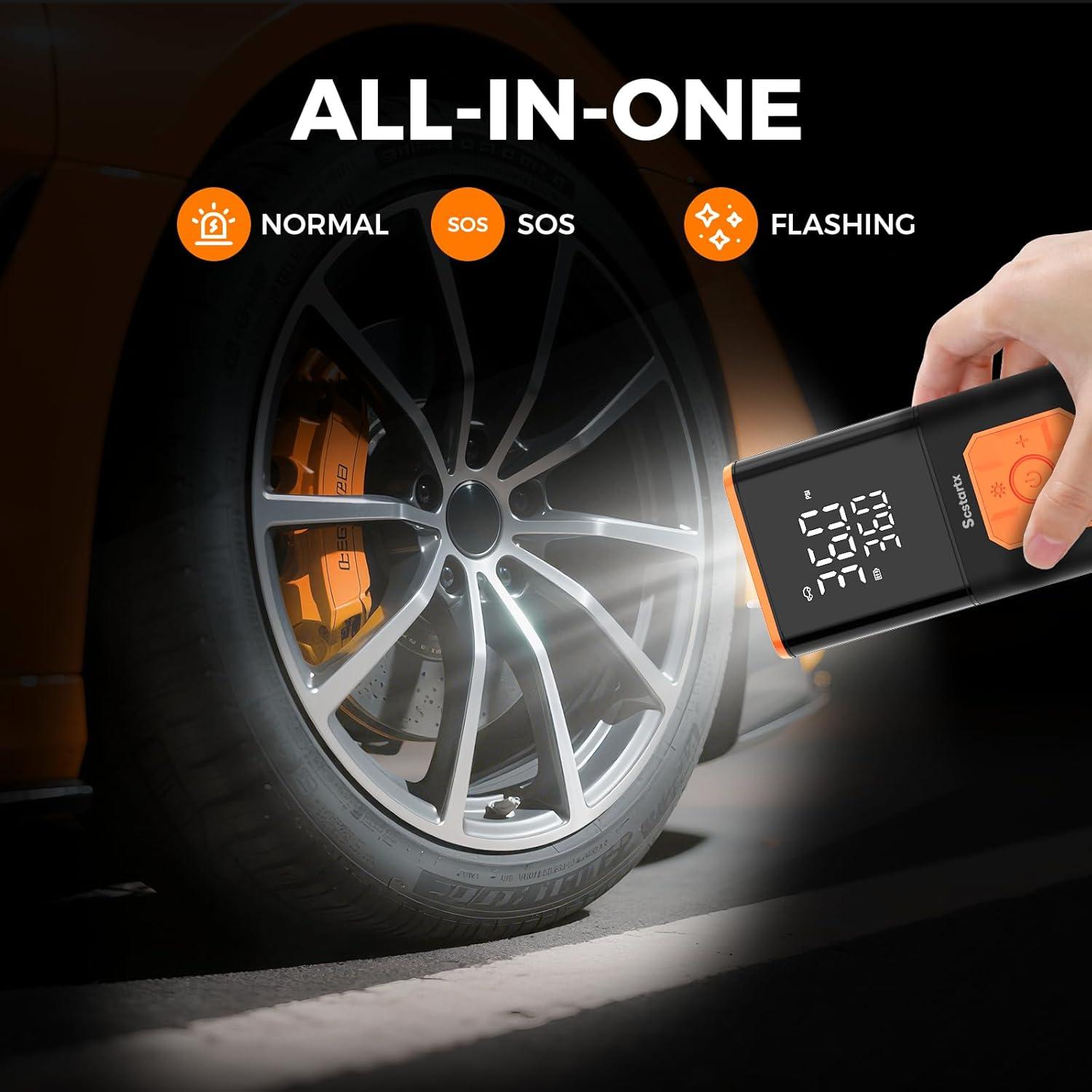 Compresor de Aire Portátil Scstartx CQB-508 150 PSI Inalámbrico