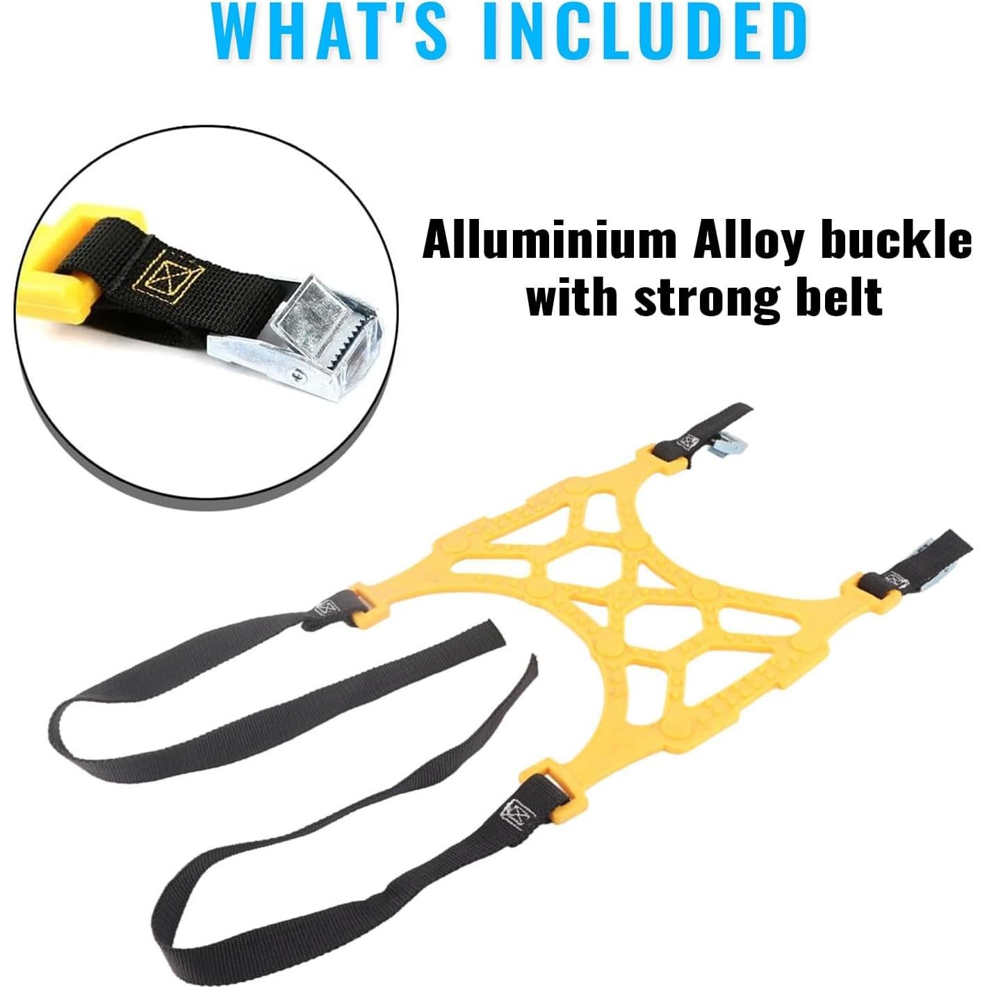 Cadenas de Nieve VaygWay Amarillas 6 Paquete Antideslizantes