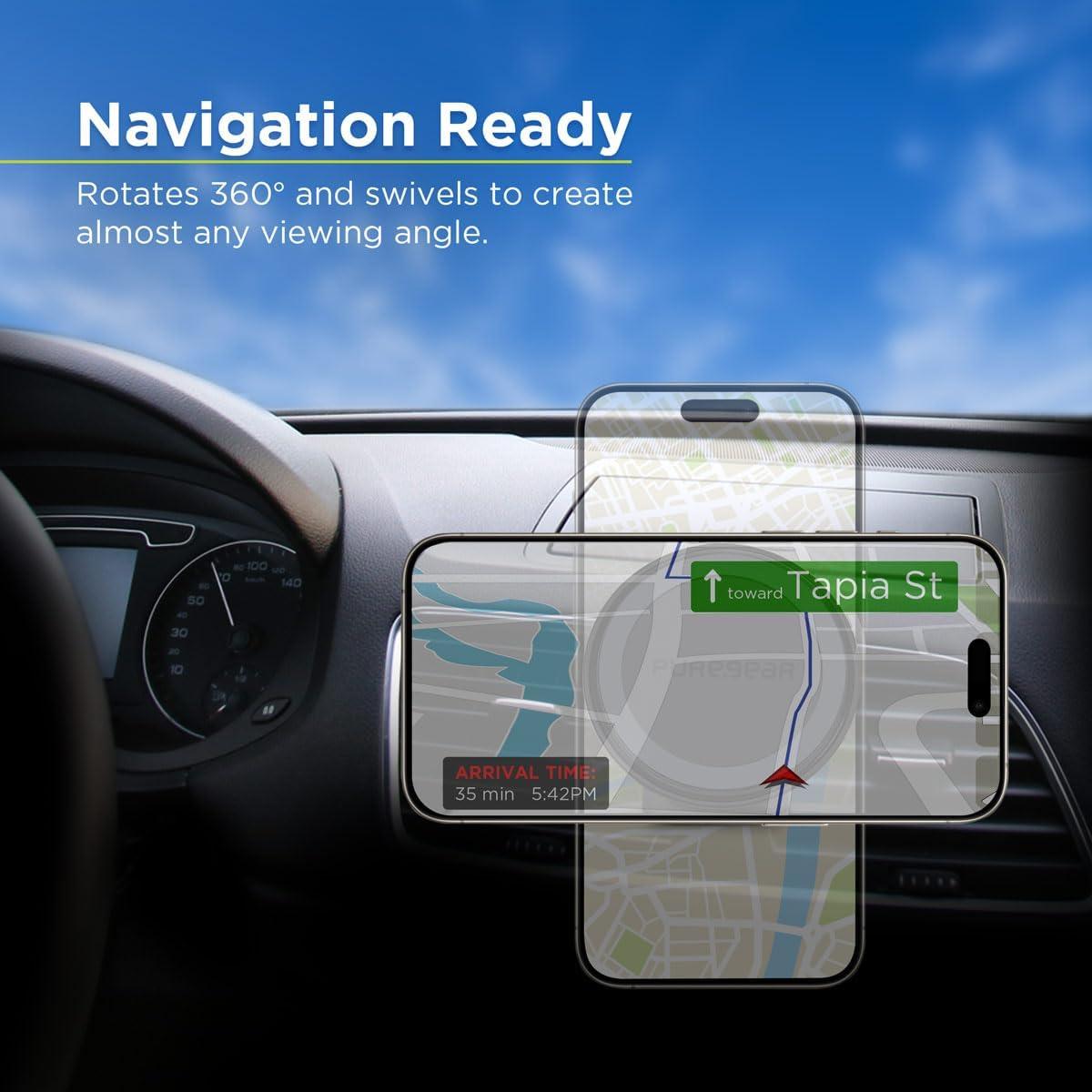 Cargador Inalámbrico Magnético PureGear Qi2 15W para Coche