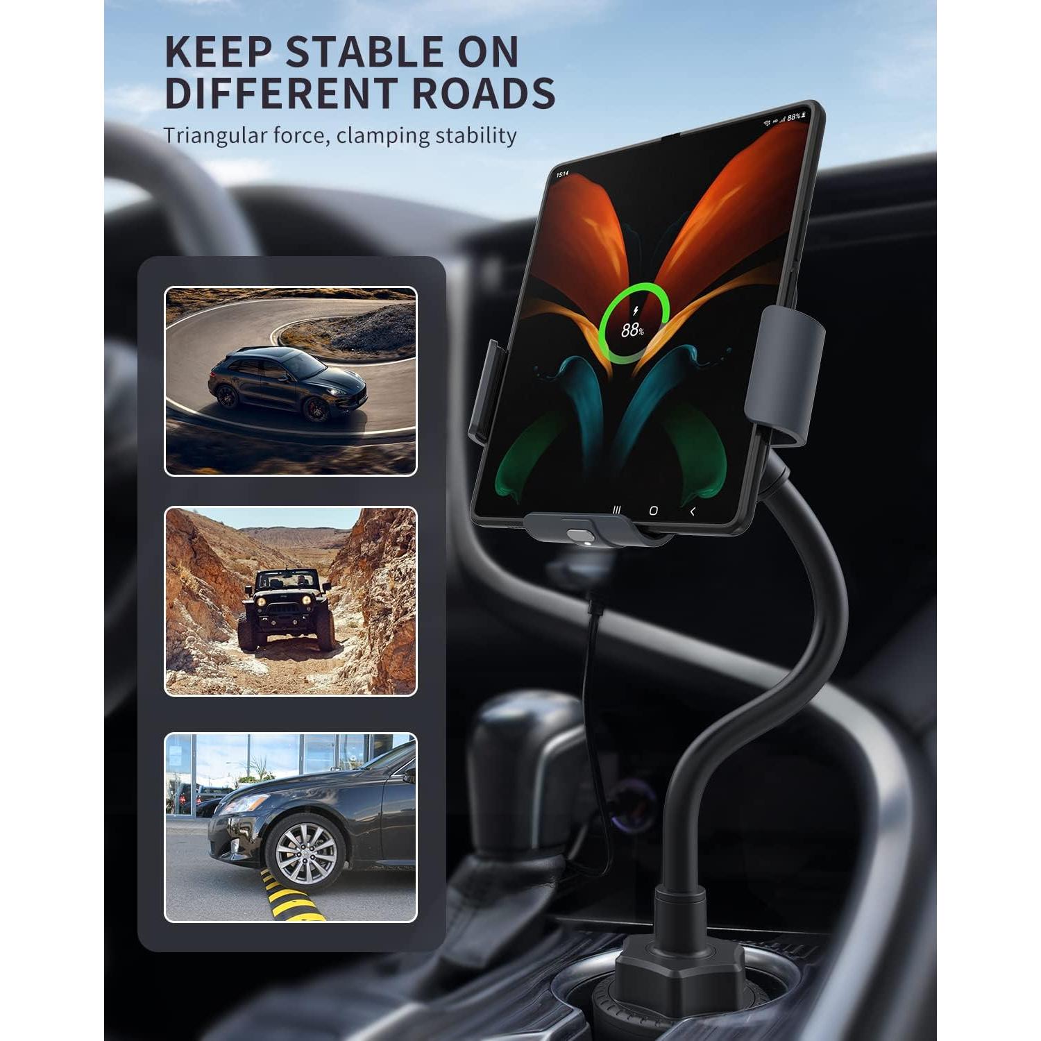 Cargador Inalámbrico para Auto MAKAQI Z Fold 6/5/4/3/2 15W