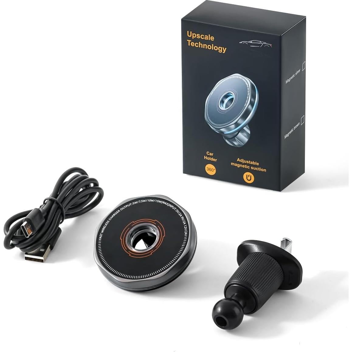 Cargador Inalámbrico para Auto SGRAMSTORG 15W Magnético