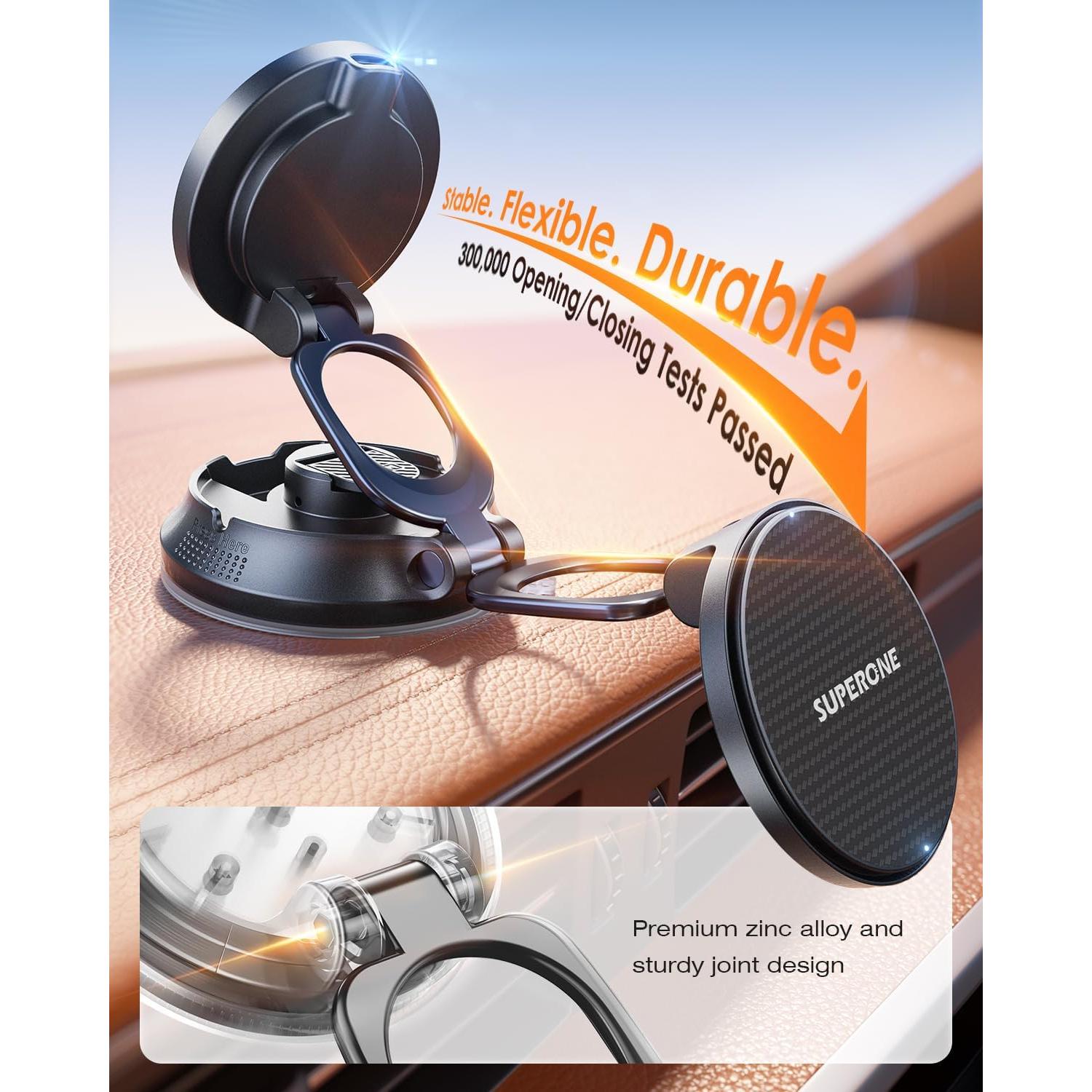 Cargador Inalámbrico Magnético SUPERONE para Automóvil 15W