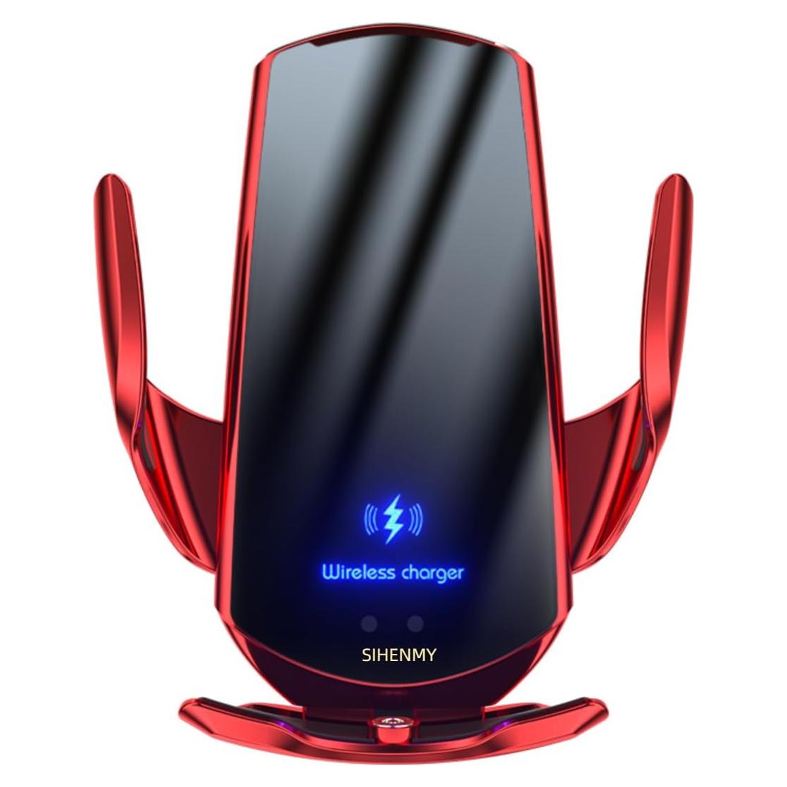 Cargador Inalámbrico para Auto SIHENMY 15W Rojo Soporte Automático
