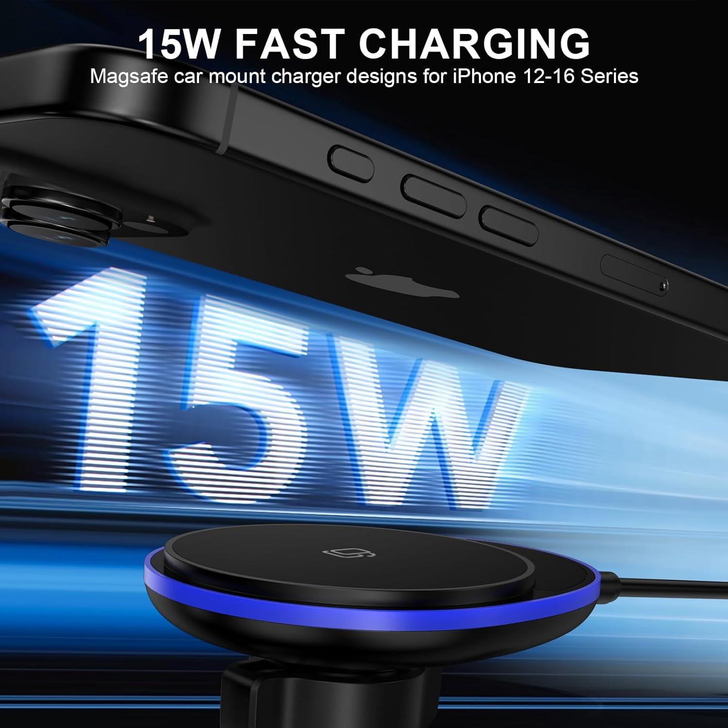 Cargador Inalámbrico Magnético para Auto 15W SHENZHEN