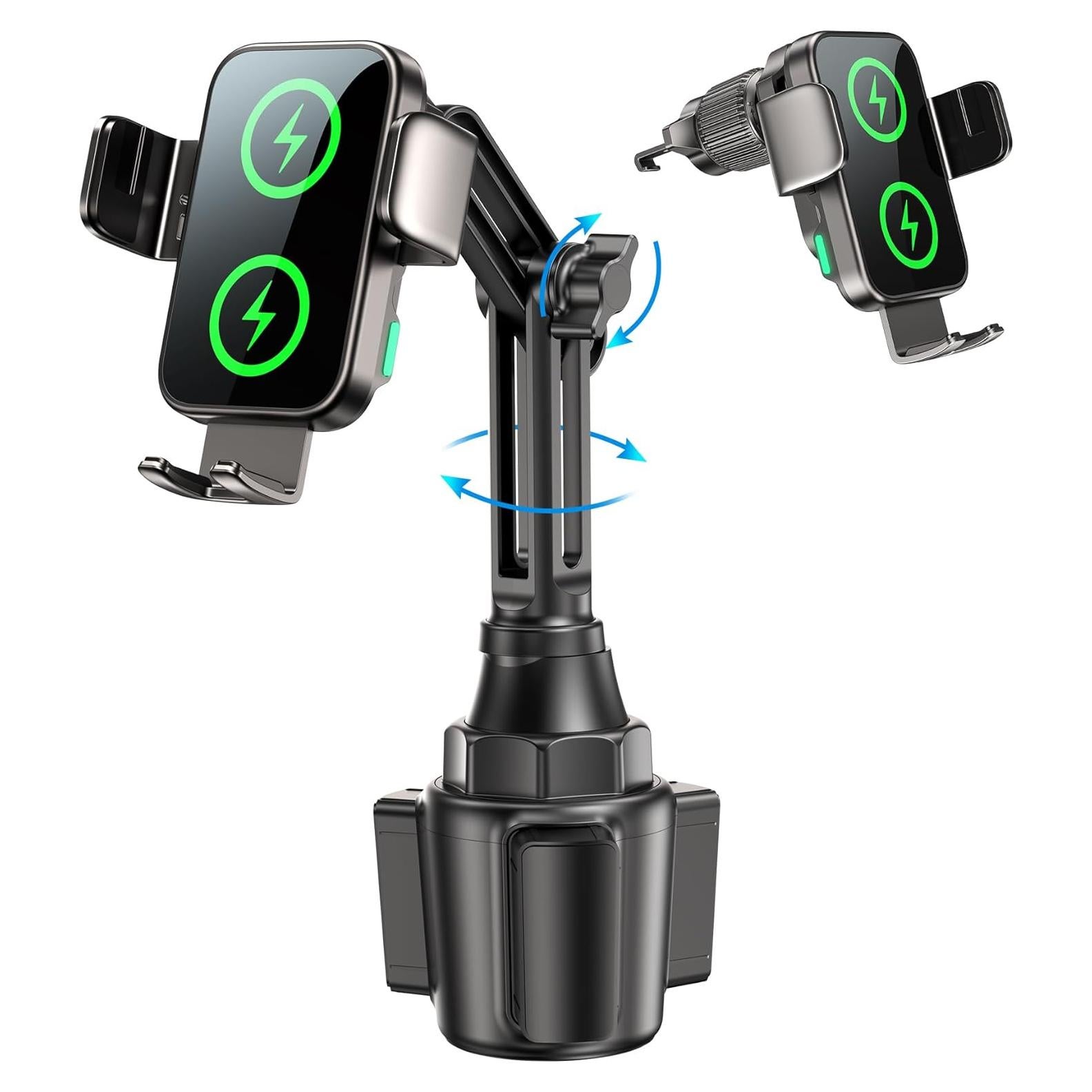 Soporte para teléfono de coche GuMosh con carga inalámbrica 15W