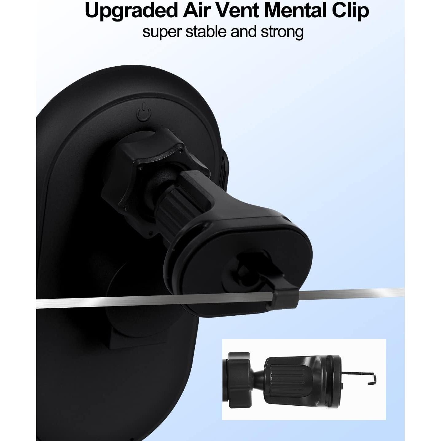 Cargador Inalámbrico para Auto Swascoger Negro 15W con Soporte