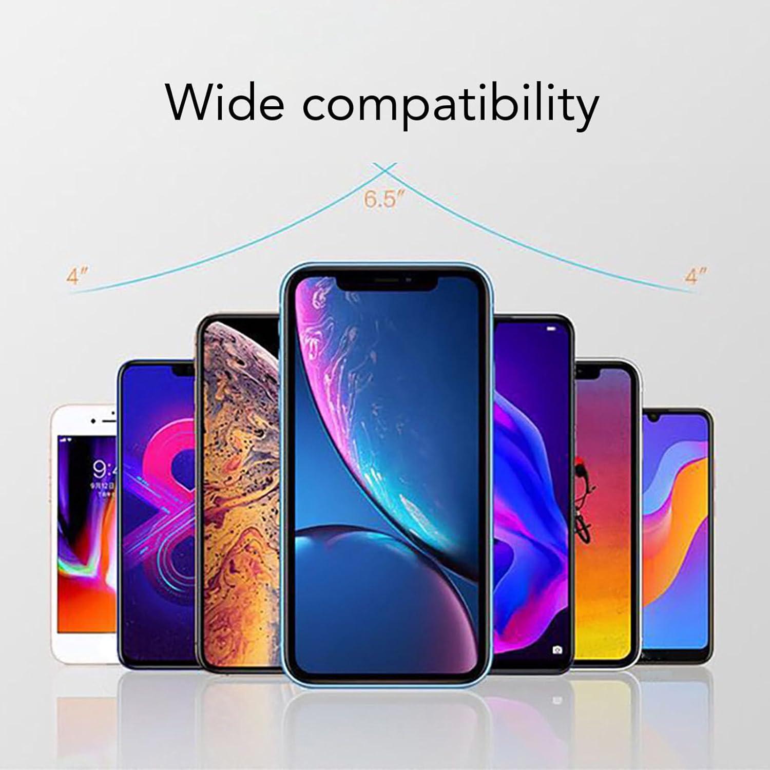 Soporte Cargador Inalámbrico para Coche GLOGLOW 15W Rotativo 360°