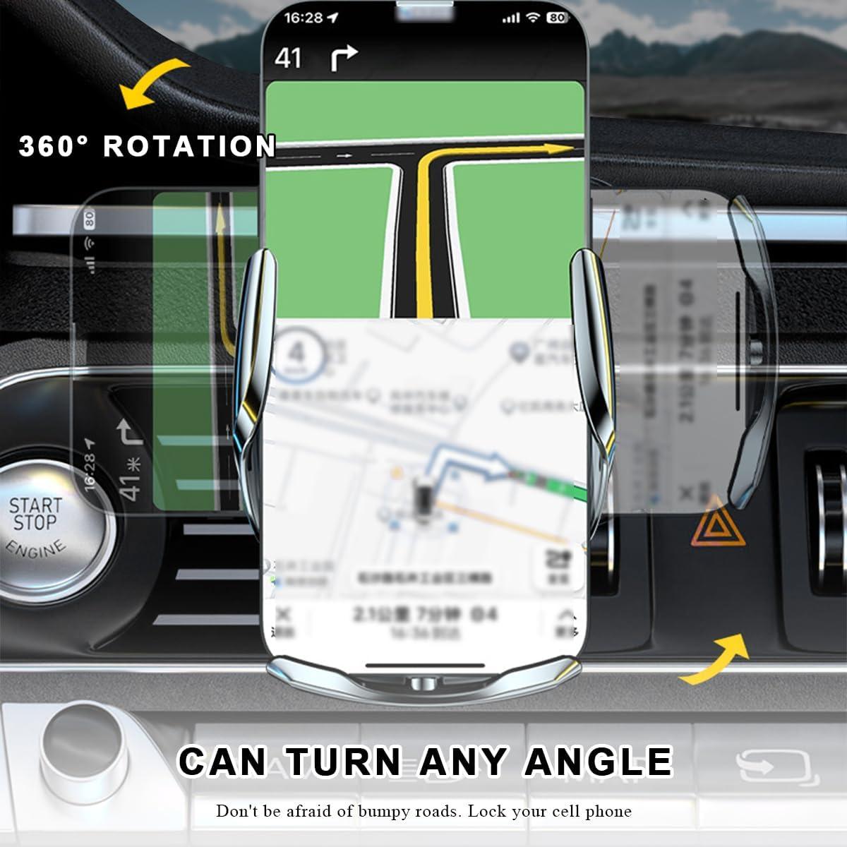Cargador Inalámbrico para Automóvil MUQIDA 15W con Soporte