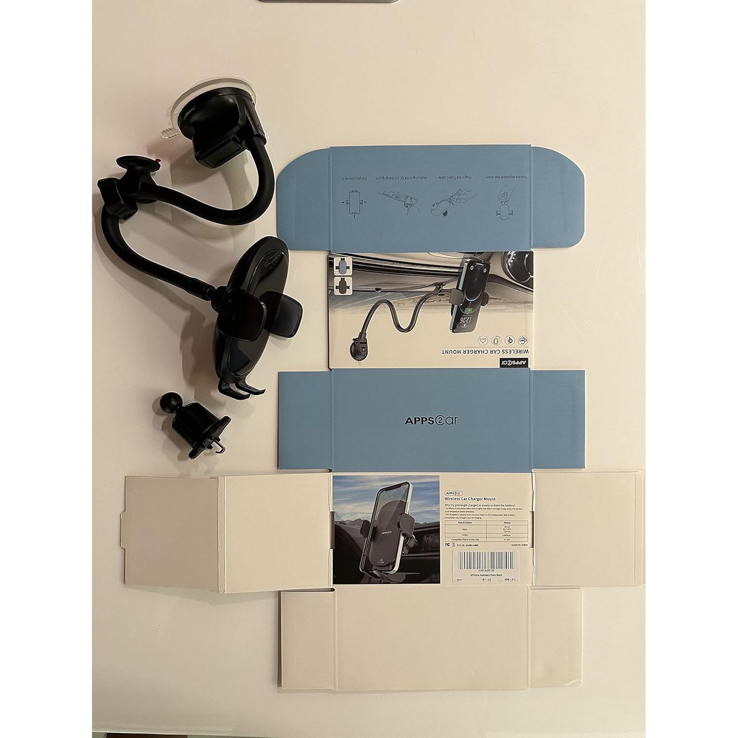 Cargador Inalámbrico para Auto Wiiki-Tech H9W 15W Carga Rápida