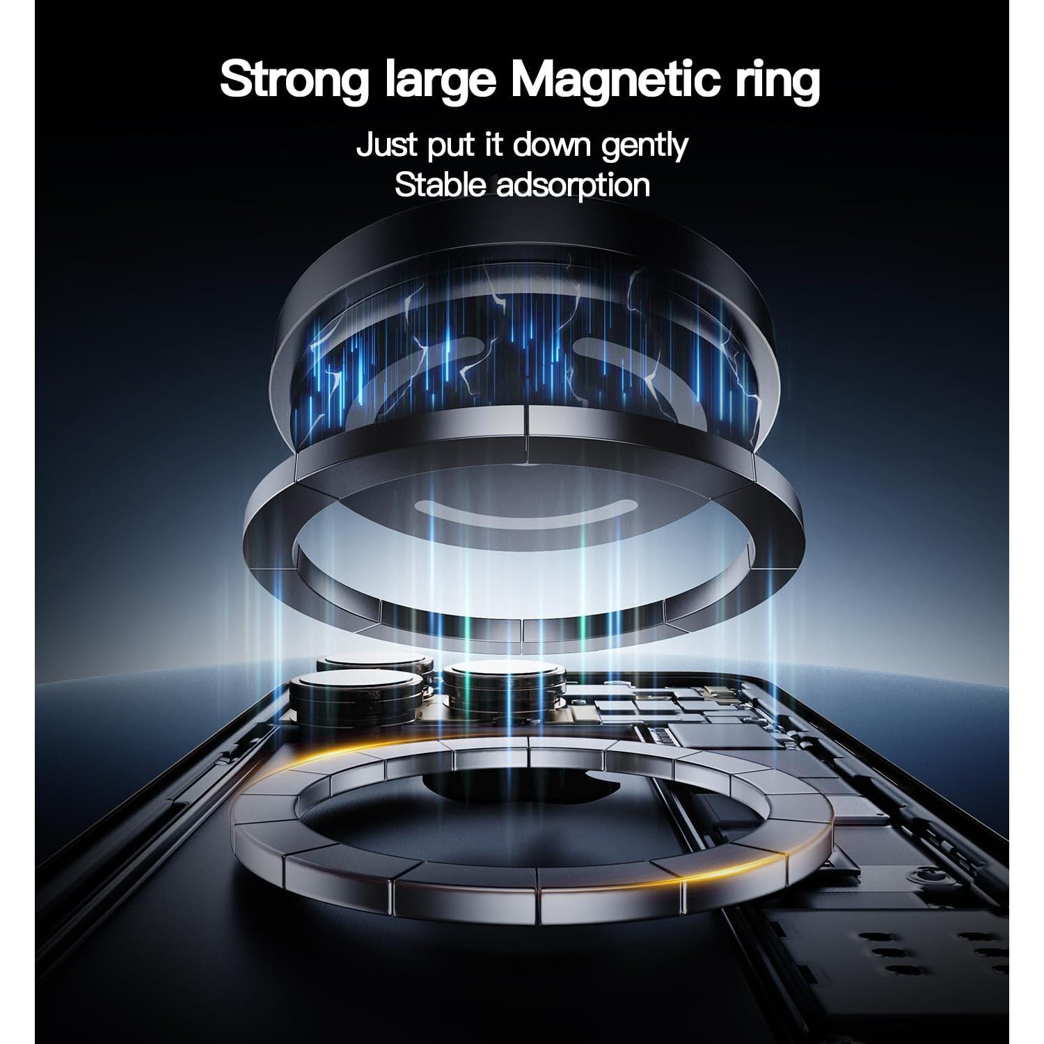 Cargador Inalámbrico para Auto LISEN 15W MagSafe Soporte Automático