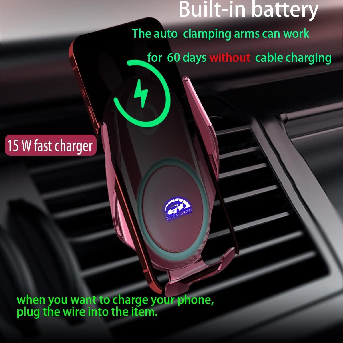 Soporte para teléfono de coche Peanutech Conejo Rosa 15W