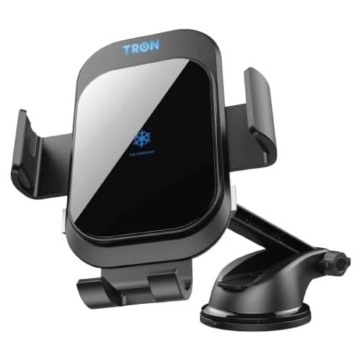 Soporte de Carga Inalámbrica TRON para Automóvil 15W con Luz LED