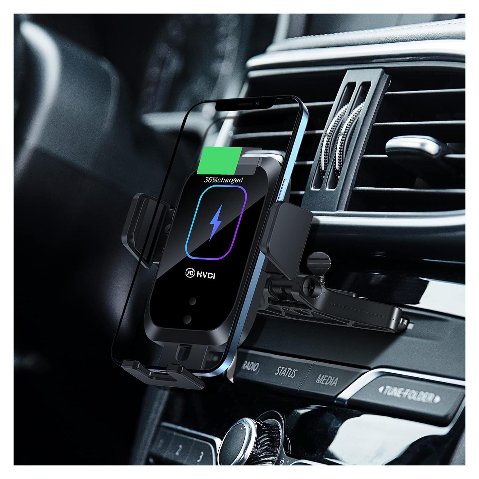 Soporte para Teléfono con Cargador Inalámbrico 15W Enomol