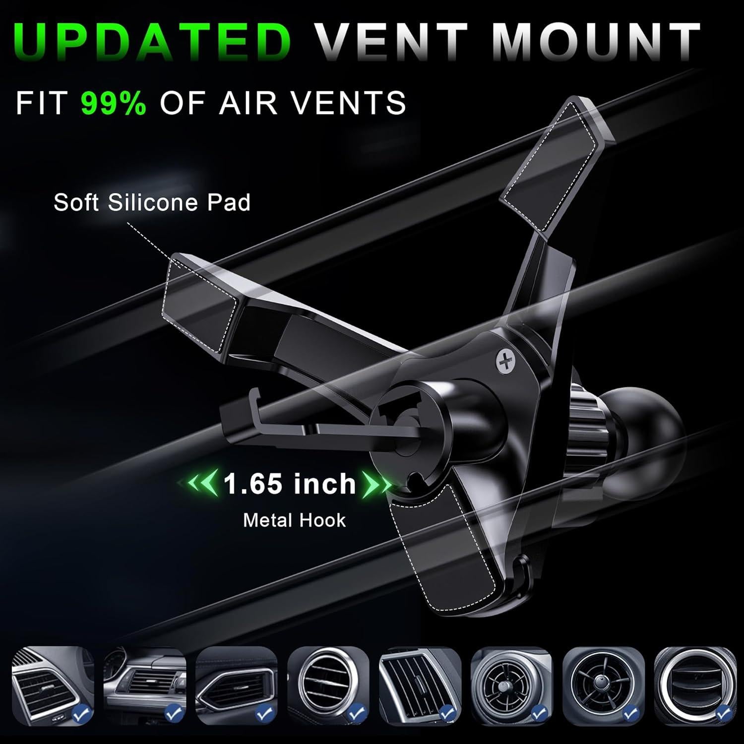 Soporte Cargador Inalámbrico Auto JDHDL 15W Doble Bobina