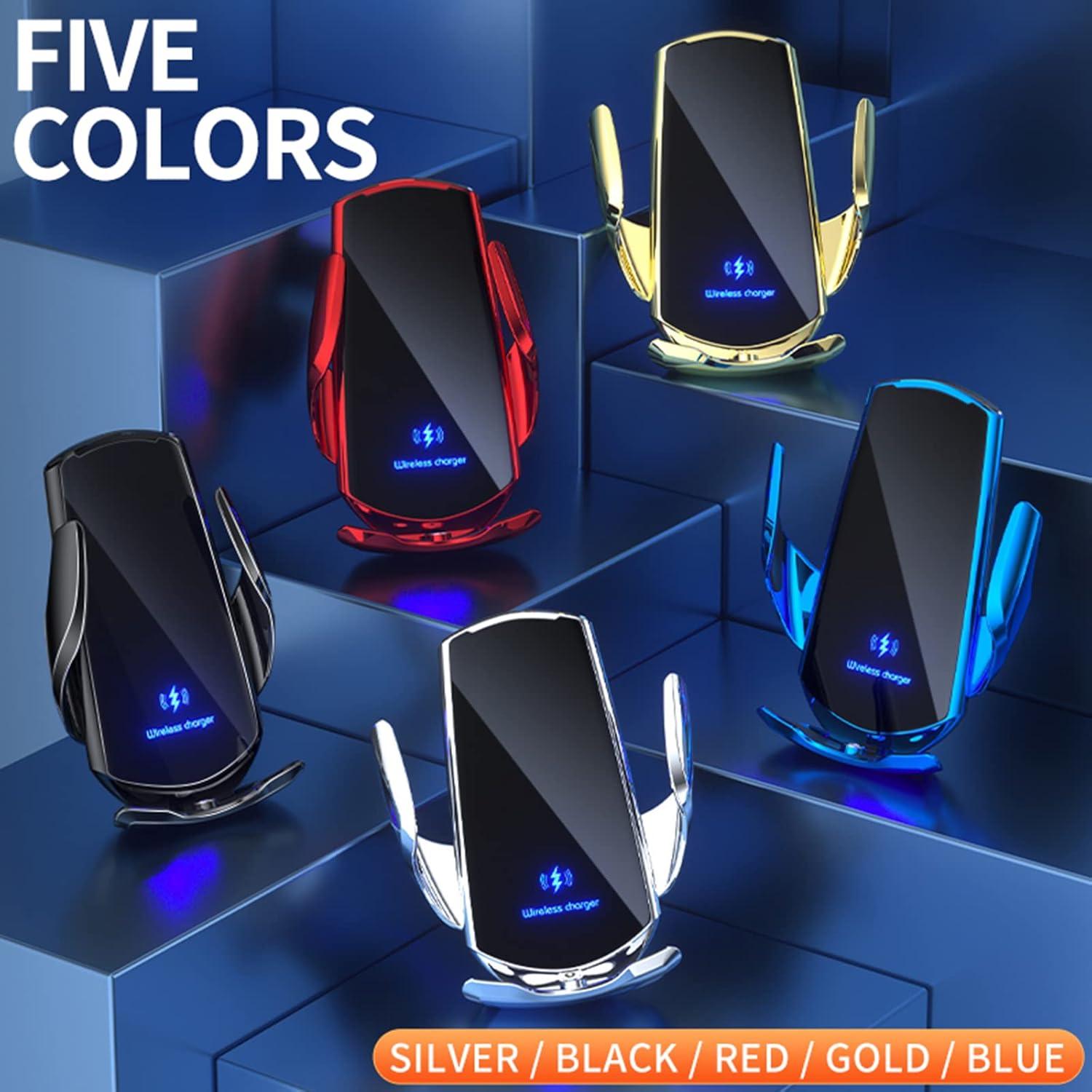 Soporte de teléfono para coche LFNOWN con carga inalámbrica 15W