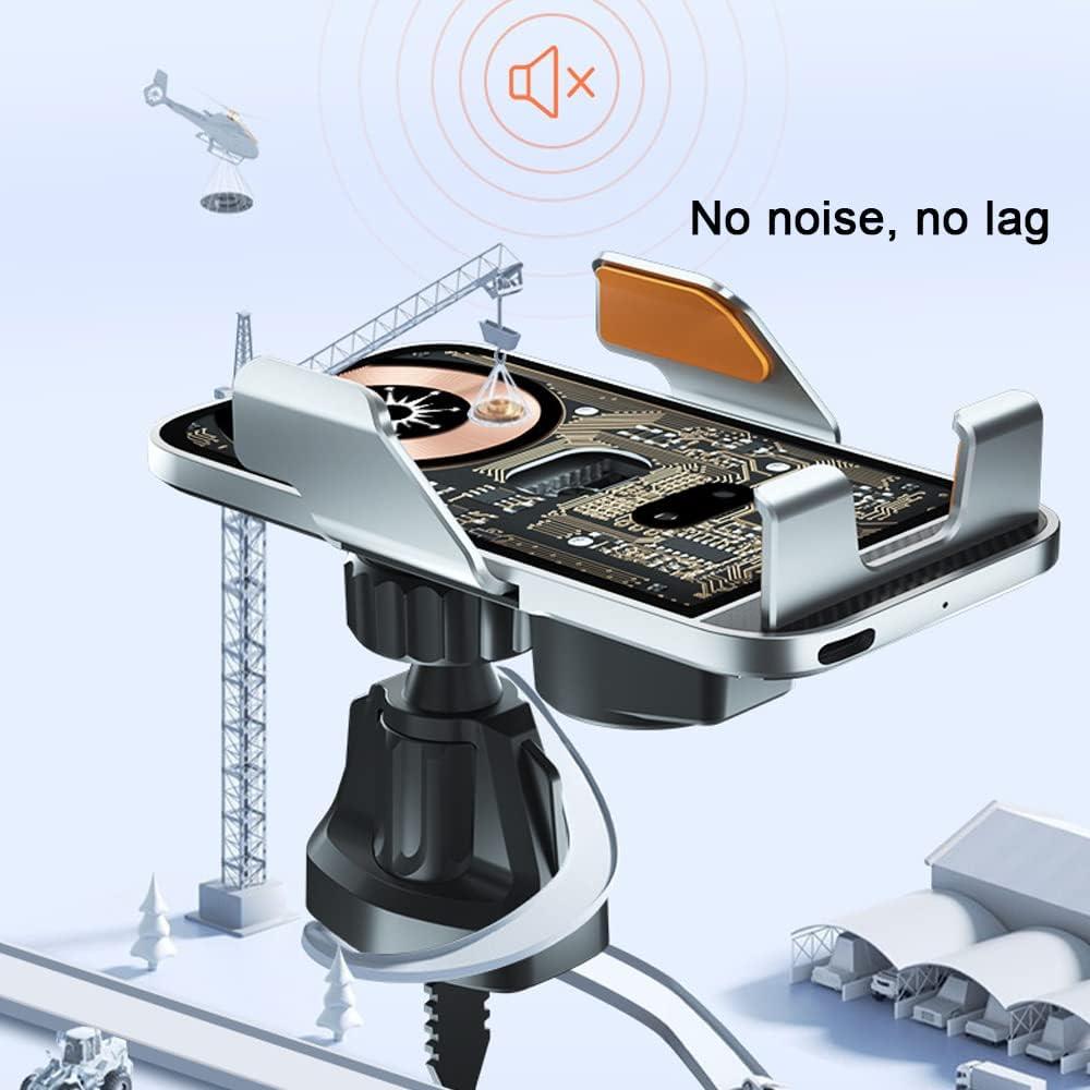 Soporte para Teléfono Móvil Cargador Inalámbrico Mulcort Gris