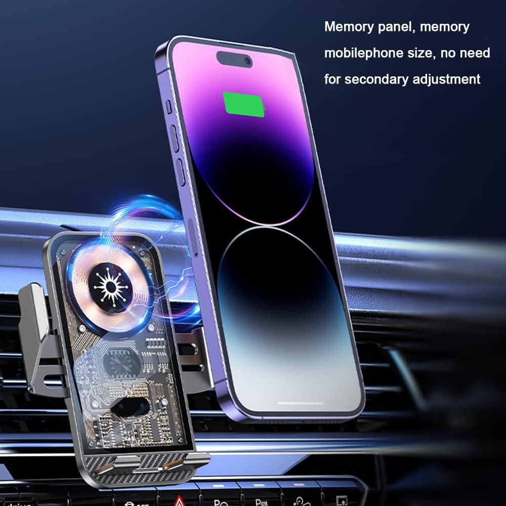 Soporte para Teléfono Móvil Cargador Inalámbrico Mulcort Gris